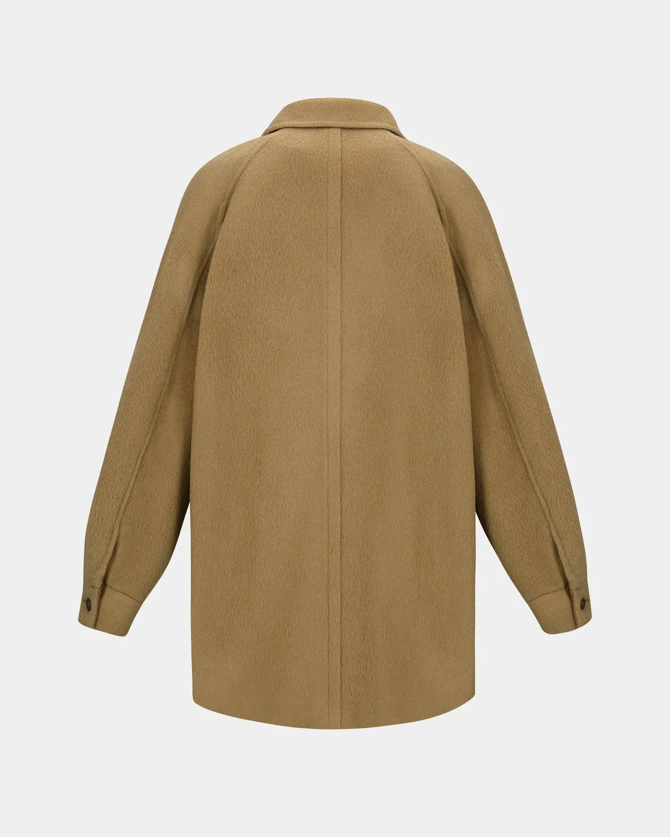 OVERSIZED PEA COAT awa659w(CAMEL) sold by Andersson Bell product image thumbnail 4