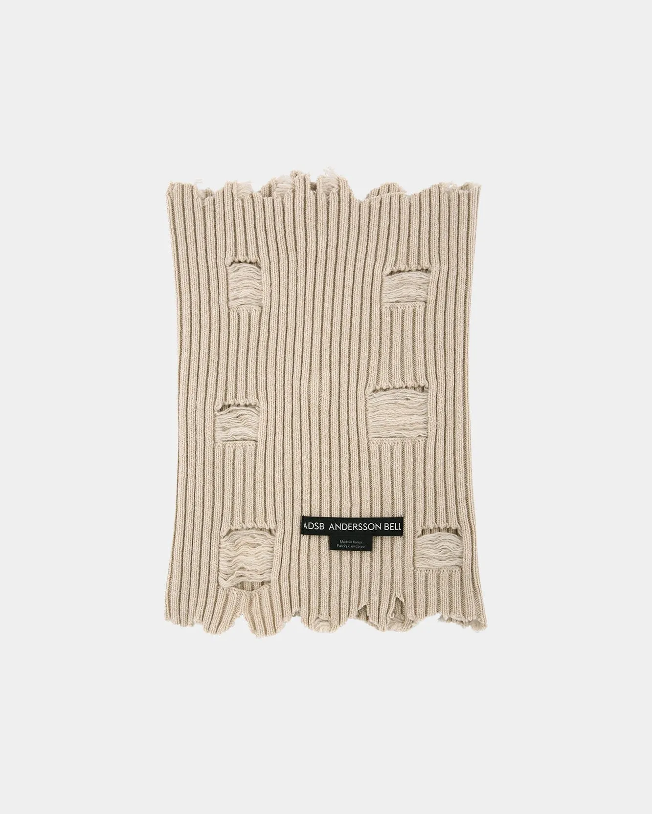 UNISEX ROGHEN WOOL NECK WARMER aaa421u(BEIGE) sold by Andersson Bell product image thumbnail 3