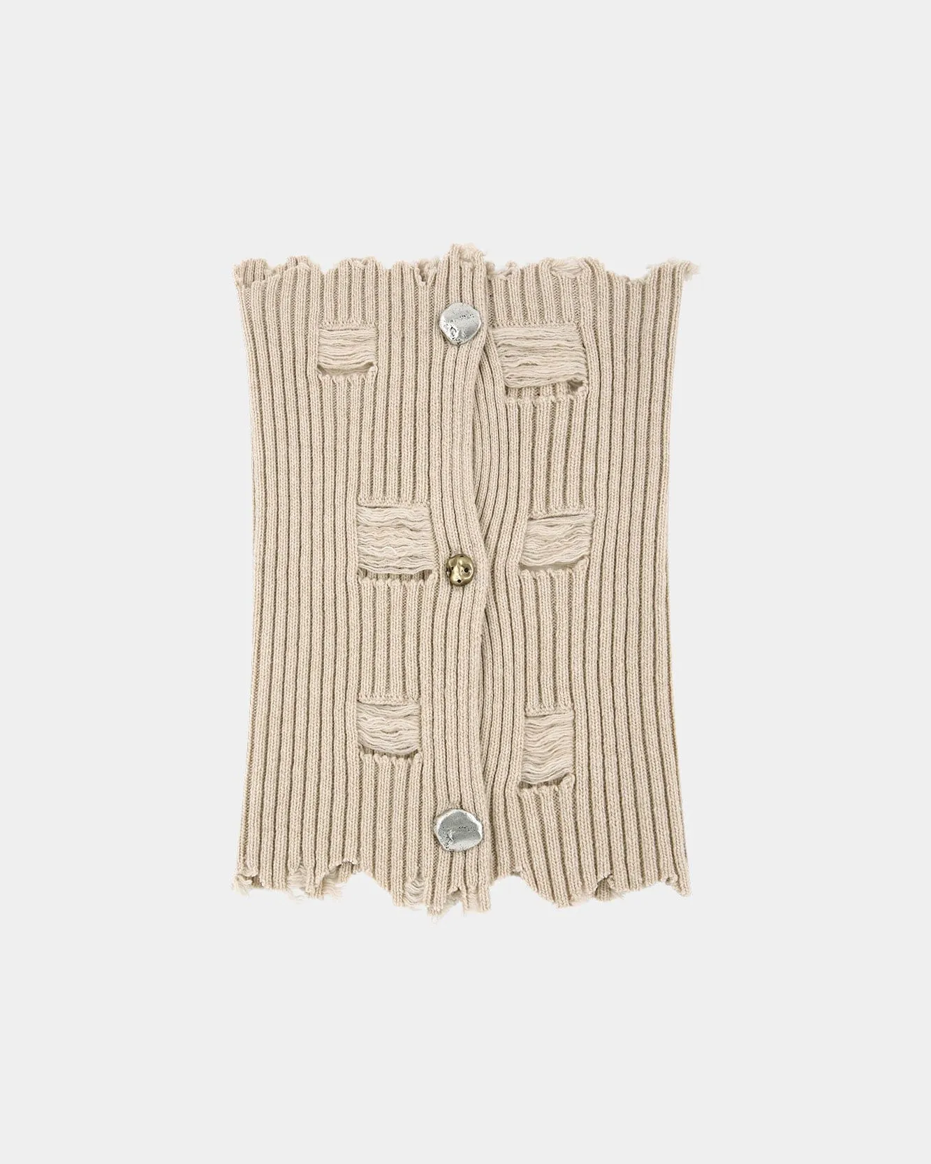 UNISEX ROGHEN WOOL NECK WARMER aaa421u(BEIGE) sold by Andersson Bell product image thumbnail 2