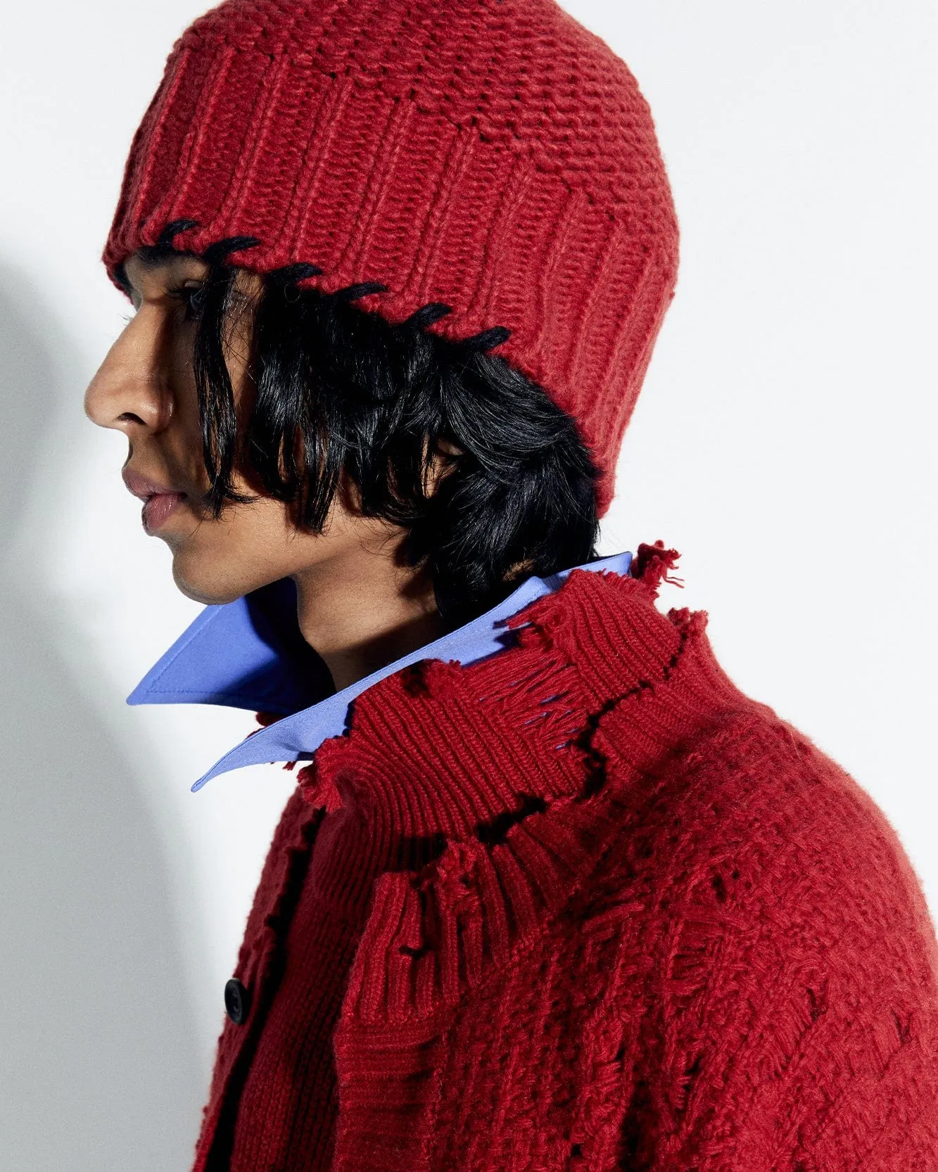 MILANO WOOL BEANIE aaa419m(RED) sold by Andersson Bell
