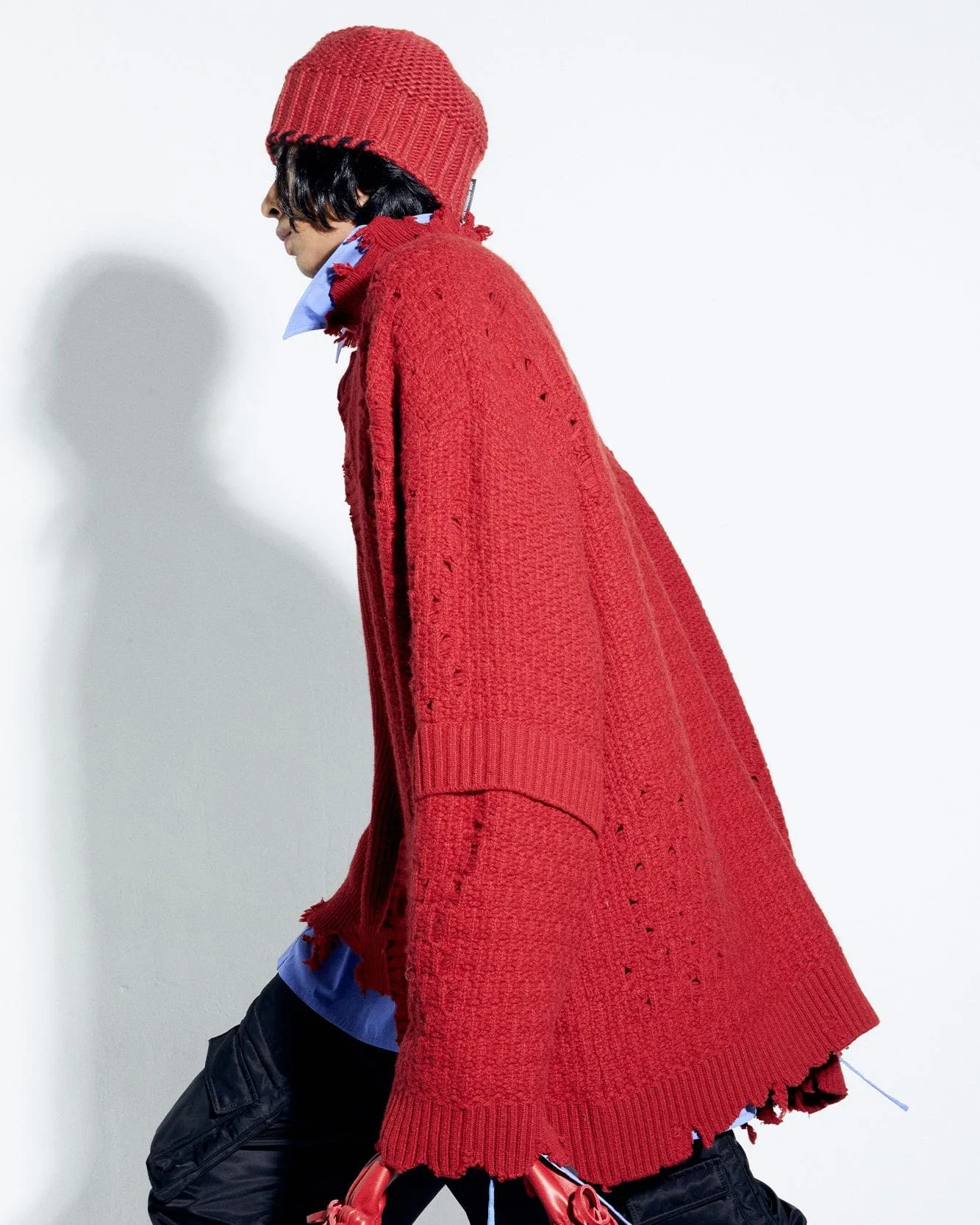 MILANO WOOL BEANIE aaa419m(RED) sold by Andersson Bell product image thumbnail 5