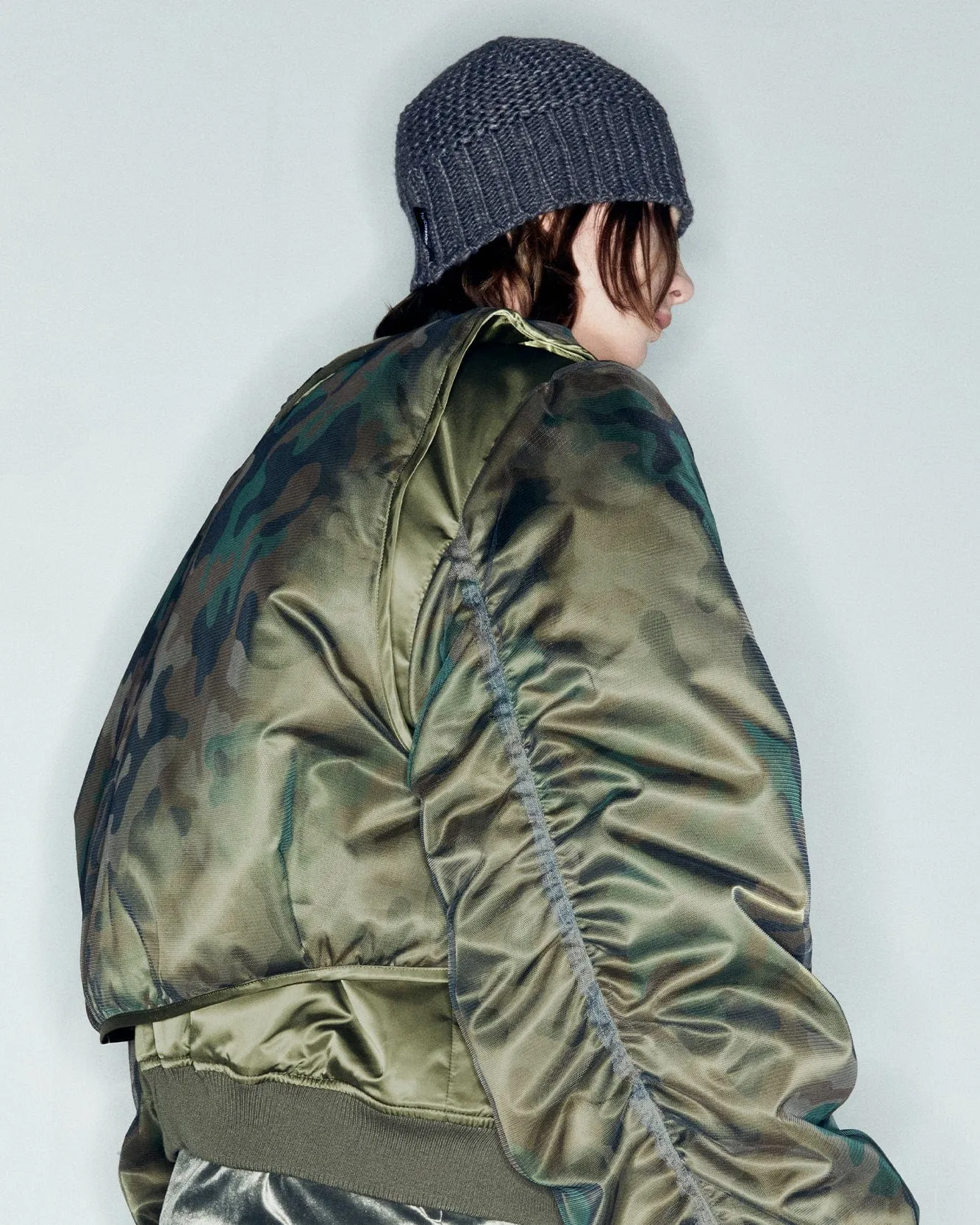 MILANO WOOL BEANIE aaa419m(CHARCOAL) sold by Andersson Bell product image thumbnail 4