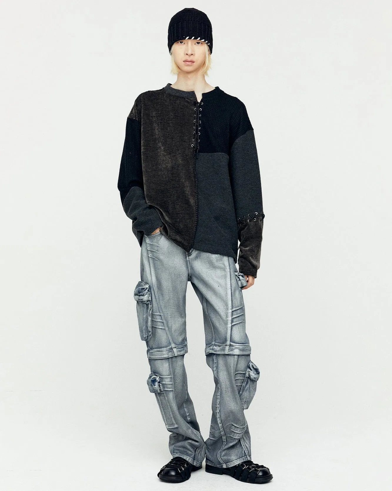 MILANO WOOL BEANIE aaa419m(BLACK) sold by Andersson Bell product image thumbnail 5