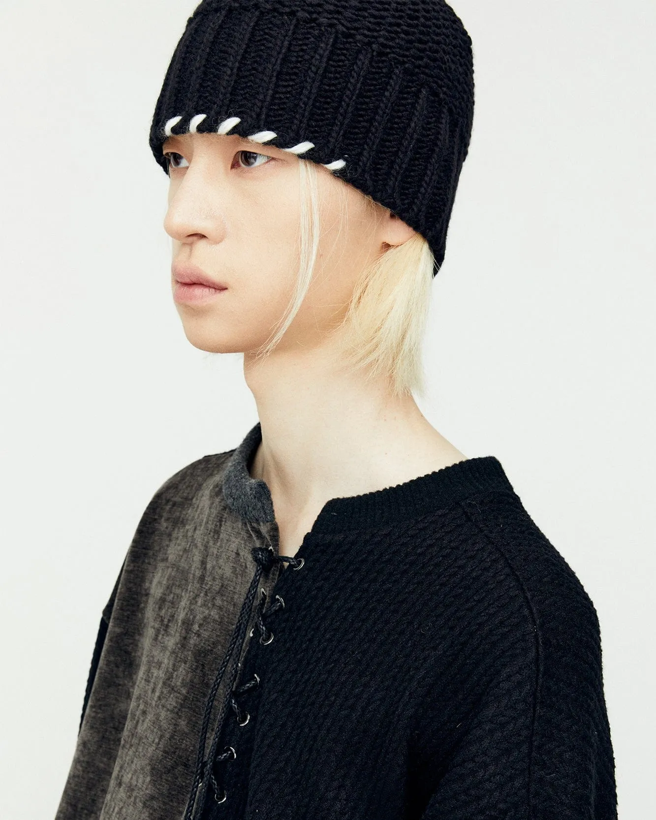 MILANO WOOL BEANIE aaa419m(BLACK) sold by Andersson Bell