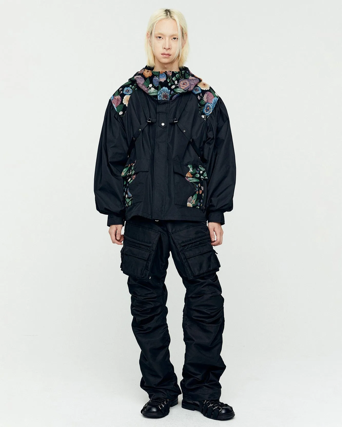 POCKET BAG CARGO PANTS apa744m(BLACK) sold by Andersson Bell