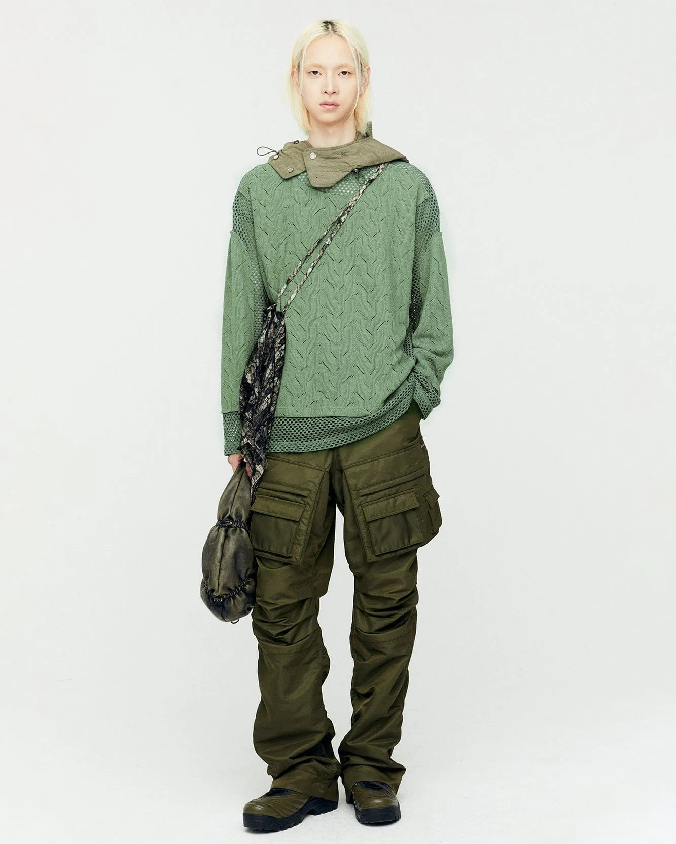 POCKET BAG CARGO PANTS apa744m(KHAKI) sold by Andersson Bell