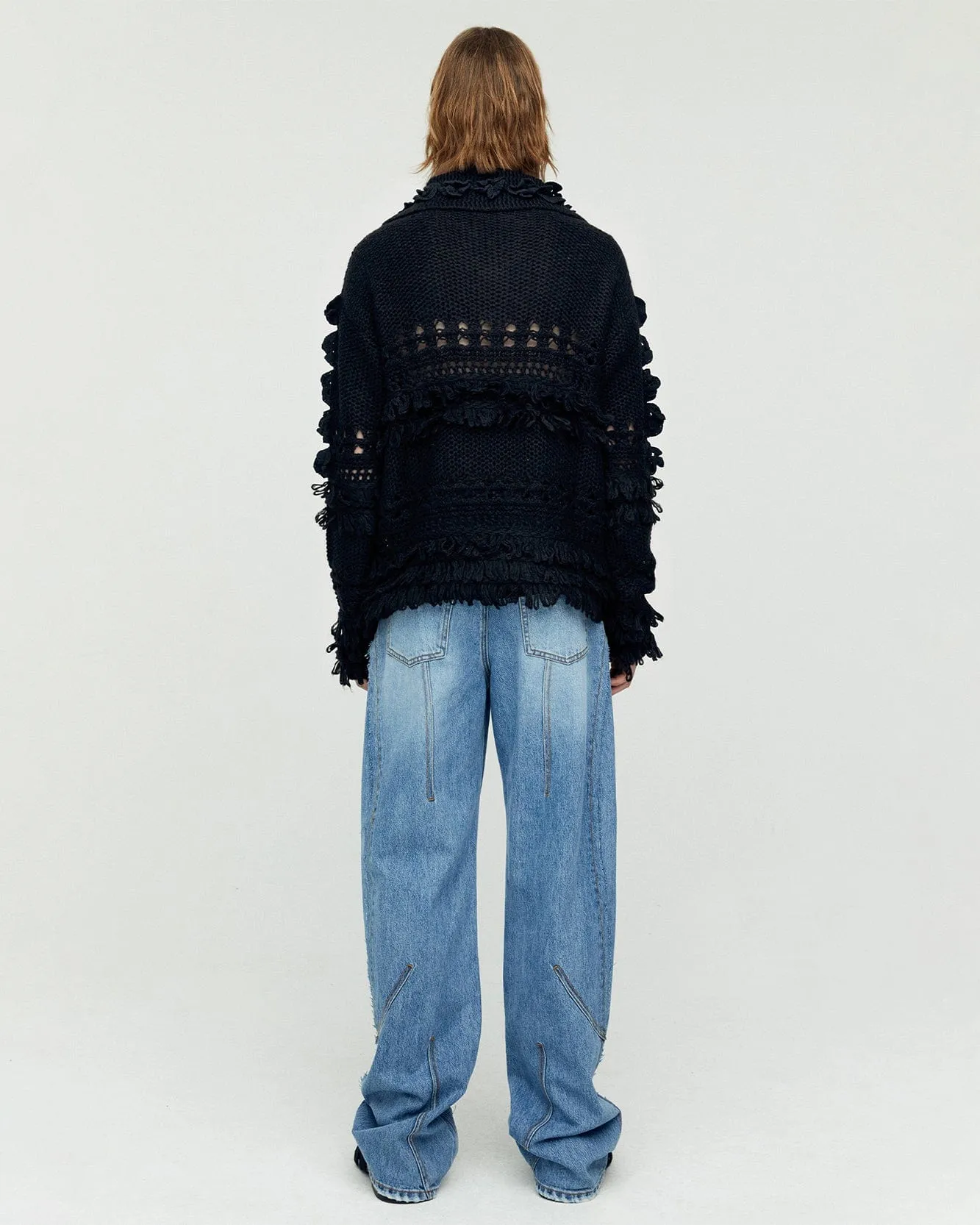 PANEL CARPENTER WIDE-LEG JEANS apa743m(WASHED BLUE) sold by Andersson Bell product image thumbnail 4