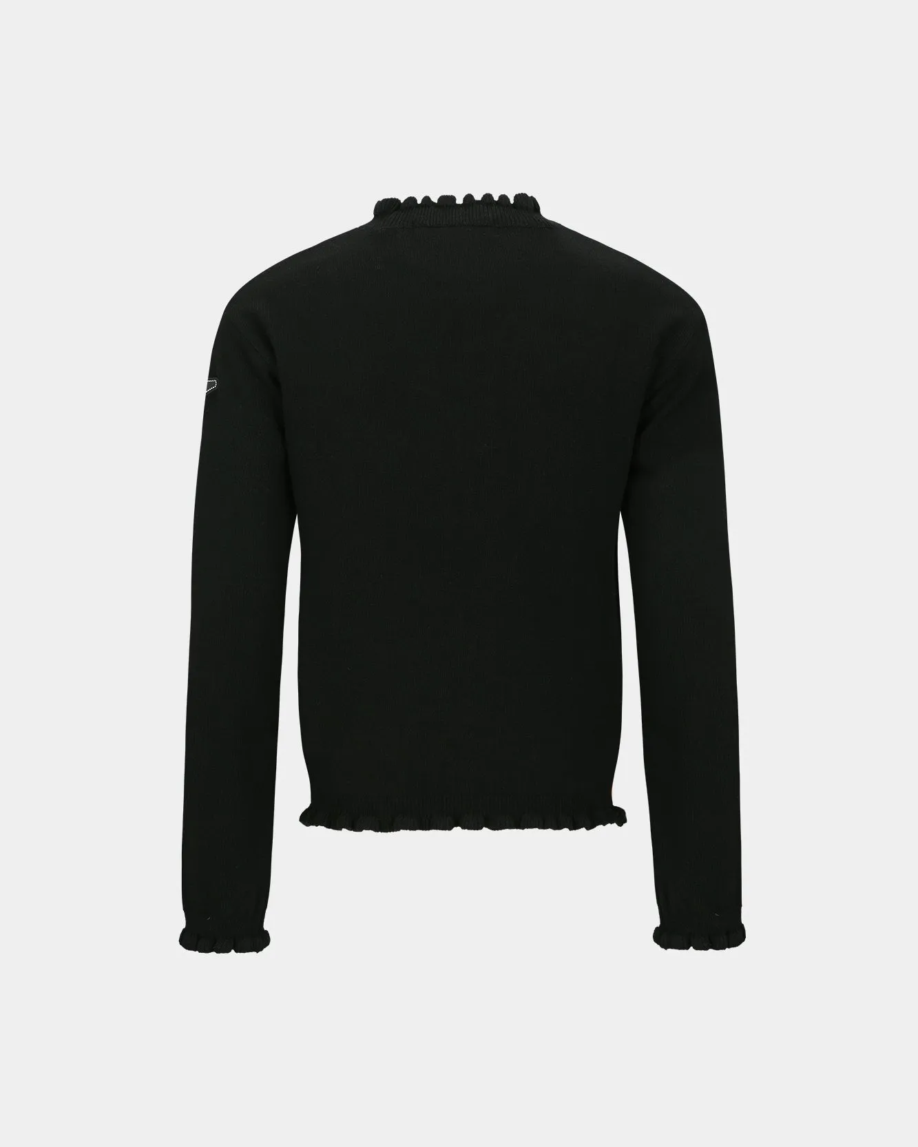 FLOWER RIB CREW-NECK SWEATER atb1173m(BLACK) sold by Andersson Bell product image thumbnail 4