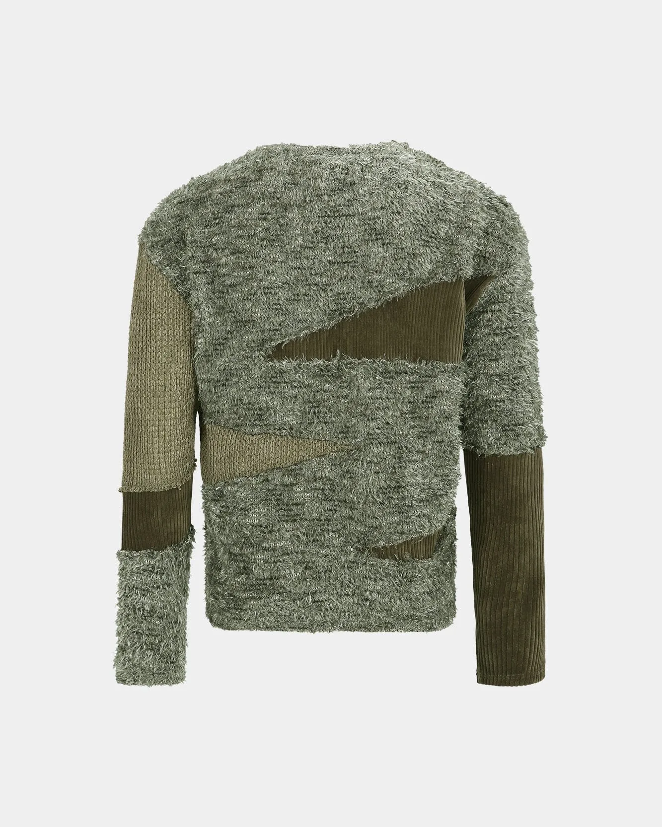 GHILLIE COLOR BLOCK SWEATER atb1170m(KHAKI) sold by Andersson Bell product image thumbnail 4
