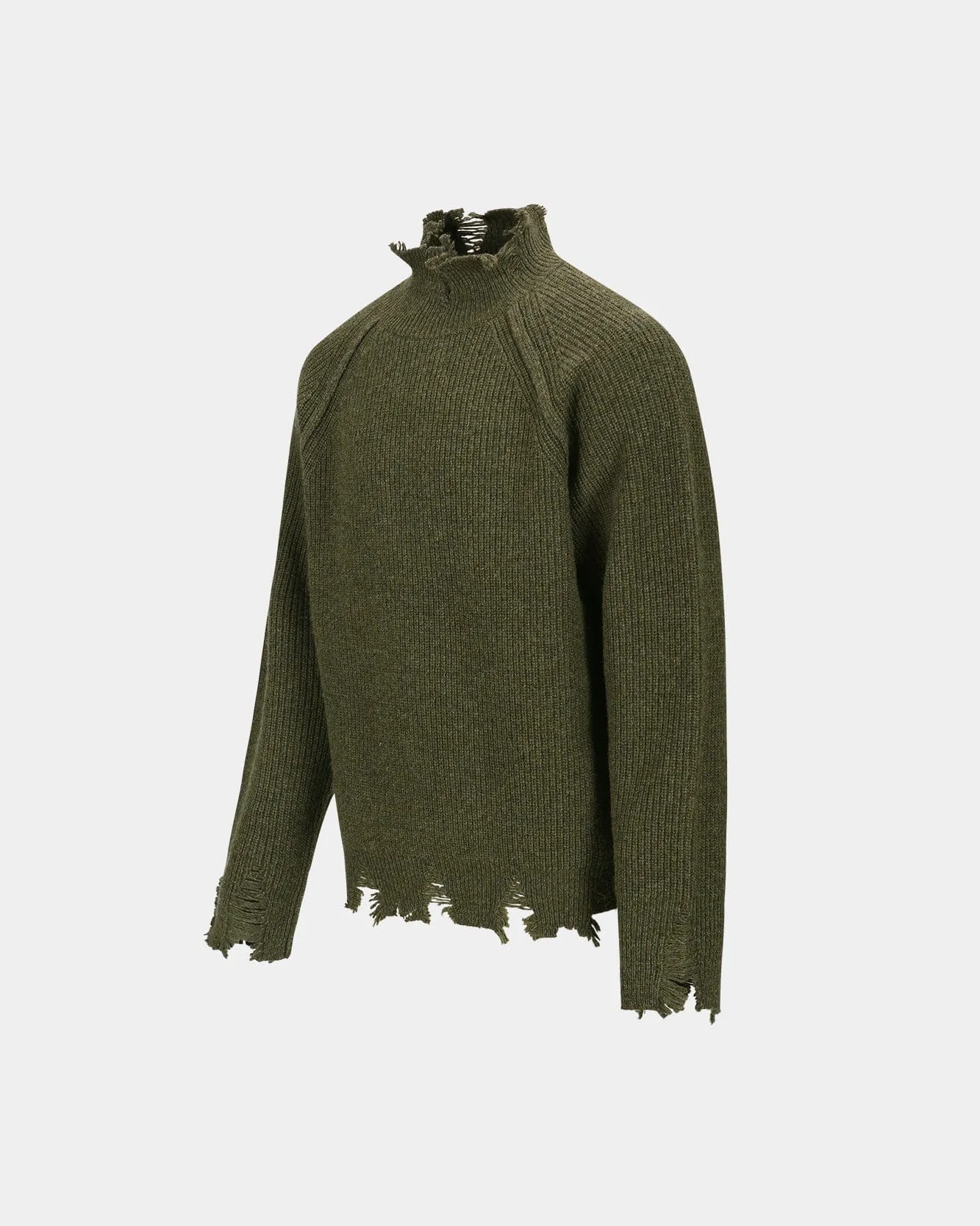 ROGHEN TURTLE NECK SWEATER atb1157m(TAUPE) sold by Andersson Bell product image thumbnail 3