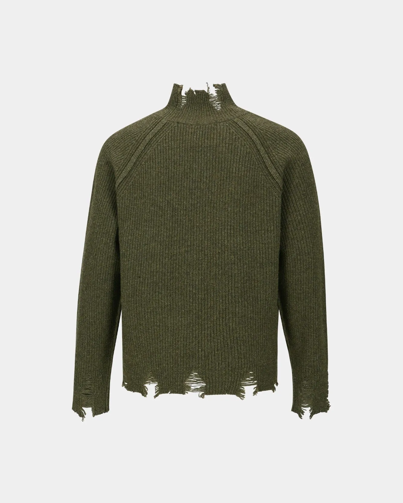 ROGHEN TURTLE NECK SWEATER atb1157m(TAUPE) sold by Andersson Bell product image thumbnail 4