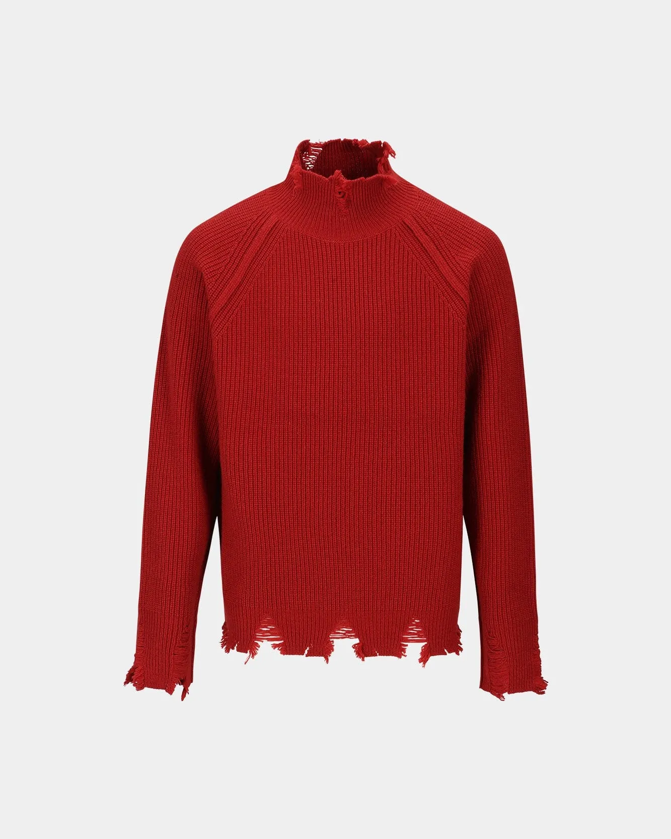ROGHEN TURTLE NECK SWEATER atb1157m(SCARLET) sold by Andersson Bell product image thumbnail 2