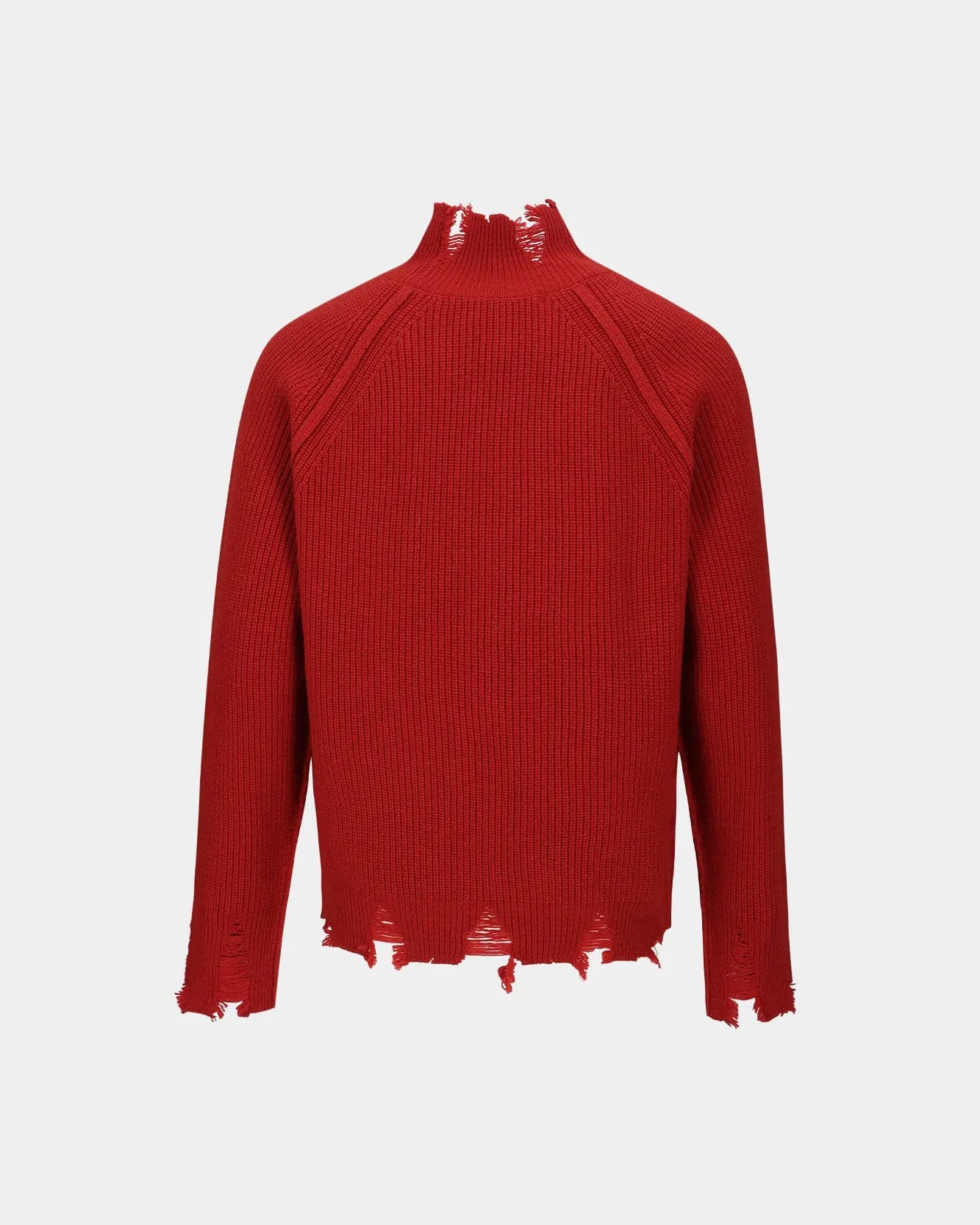 ROGHEN TURTLE NECK SWEATER atb1157m(SCARLET) sold by Andersson Bell product image thumbnail 4