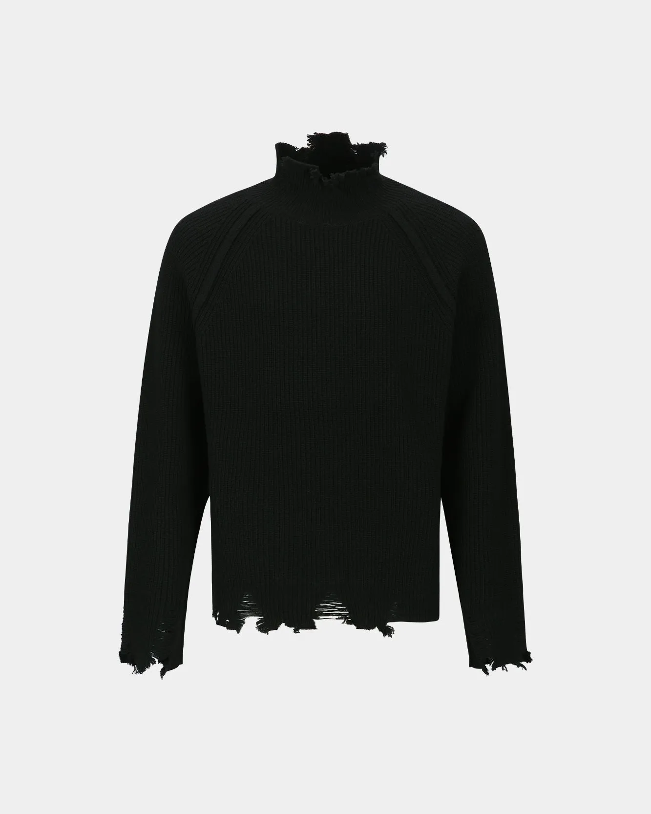 ROGHEN TURTLE NECK SWEATER atb1157m(BLACK) sold by Andersson Bell product image thumbnail 2