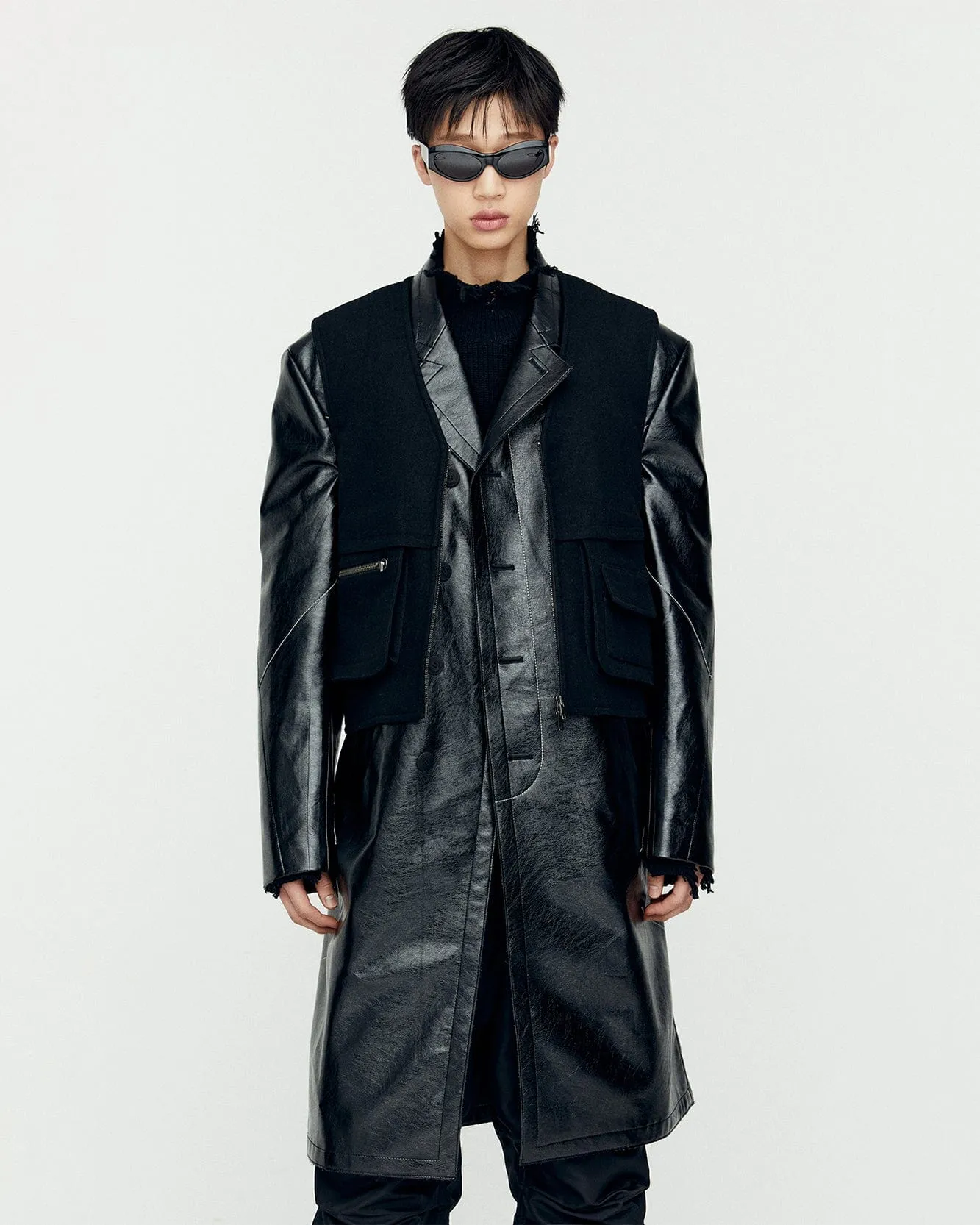 ROGHEN TURTLE NECK SWEATER atb1157m(BLACK) sold by Andersson Bell