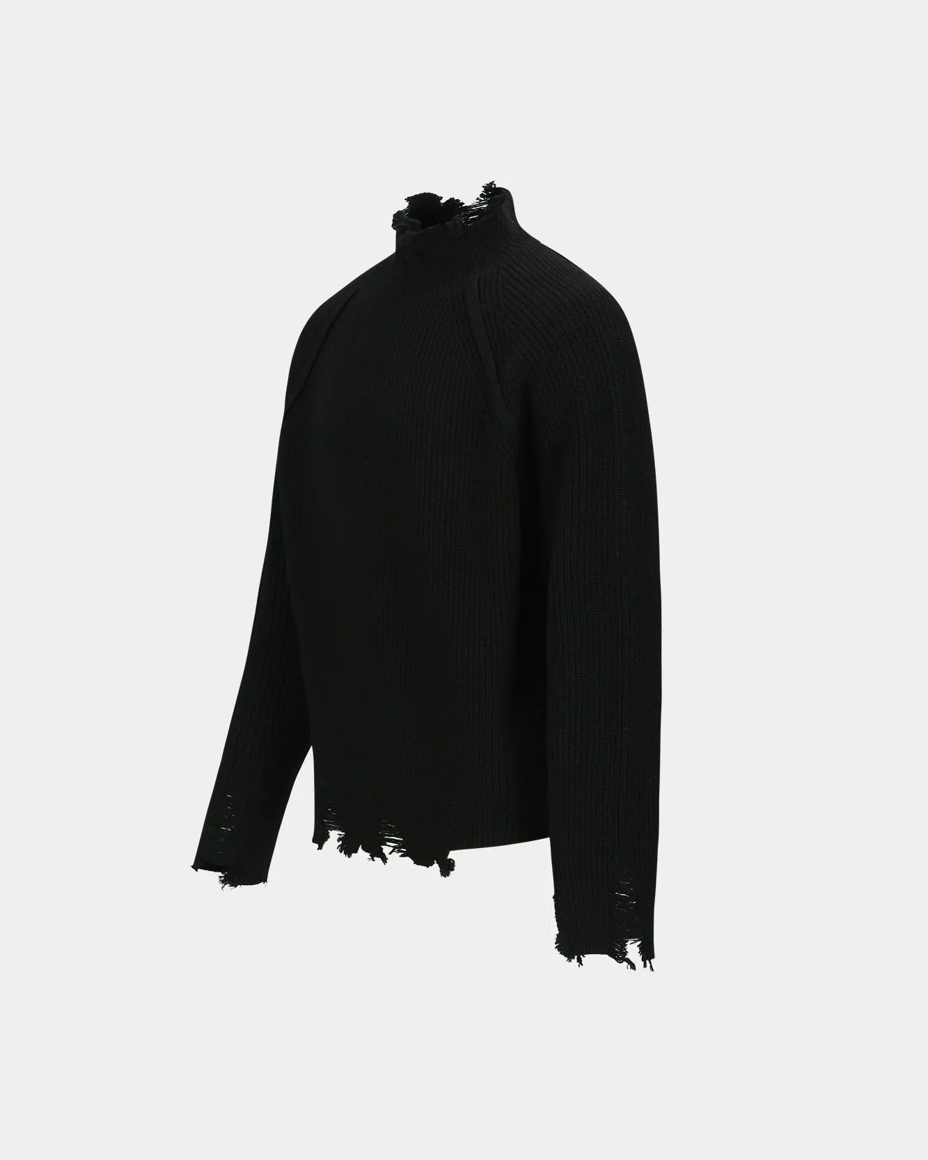 ROGHEN TURTLE NECK SWEATER atb1157m(BLACK) sold by Andersson Bell product image thumbnail 3