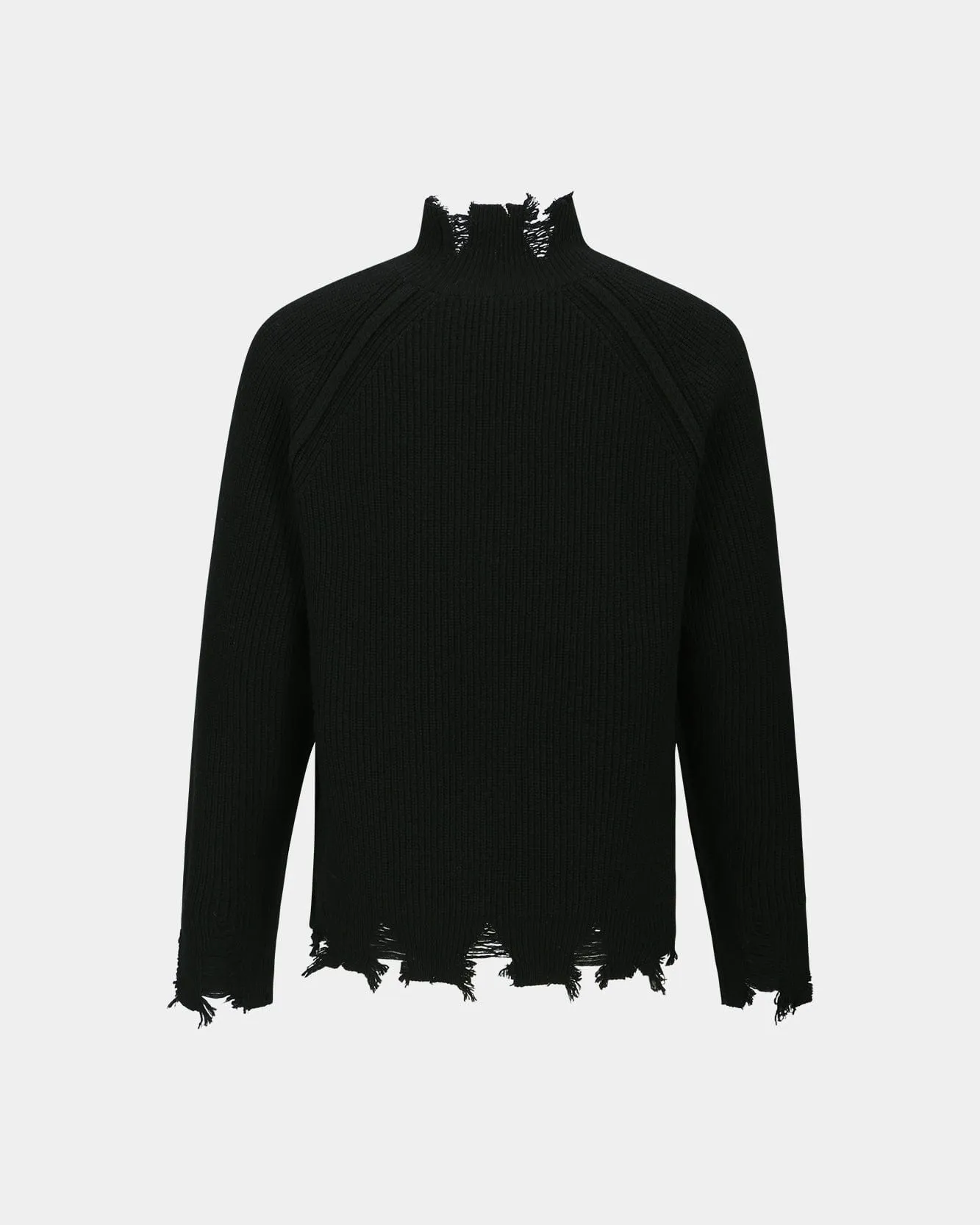 ROGHEN TURTLE NECK SWEATER atb1157m(BLACK) sold by Andersson Bell product image thumbnail 4