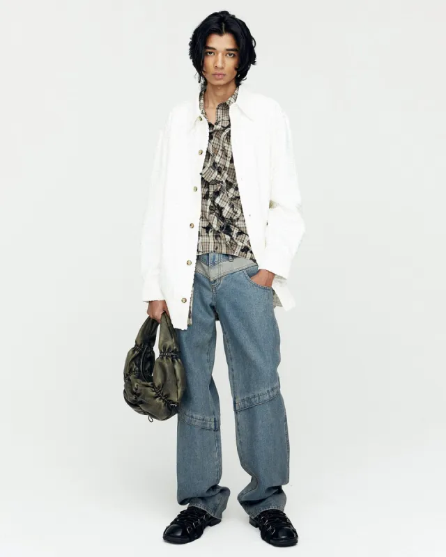 GABRIEL LONG SHIRTS atb1134m(ECRU) sold by Andersson Bell