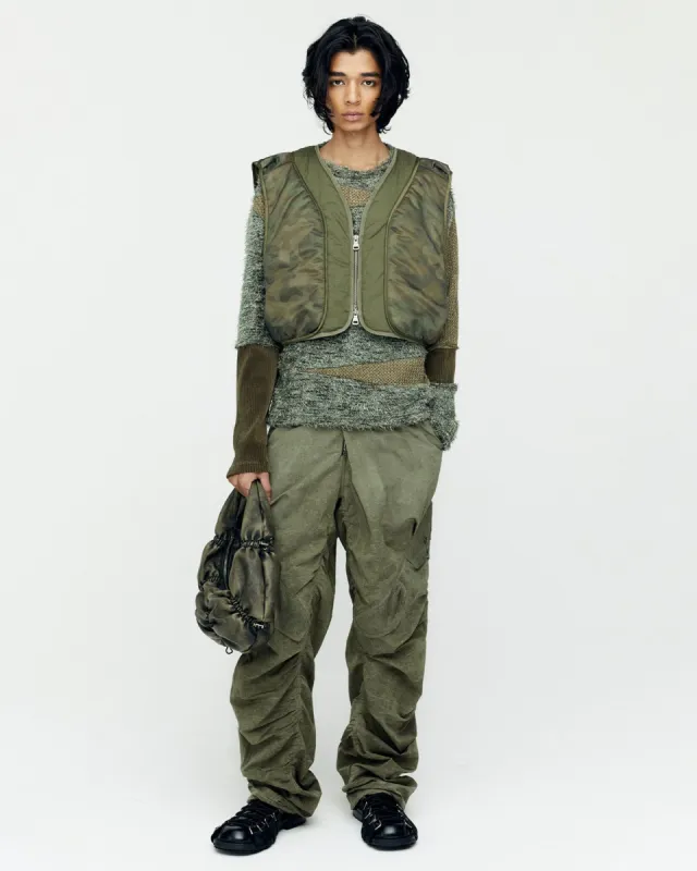 MESH PADDED VEST awa649m(KHAKI) made by Andersson Bell