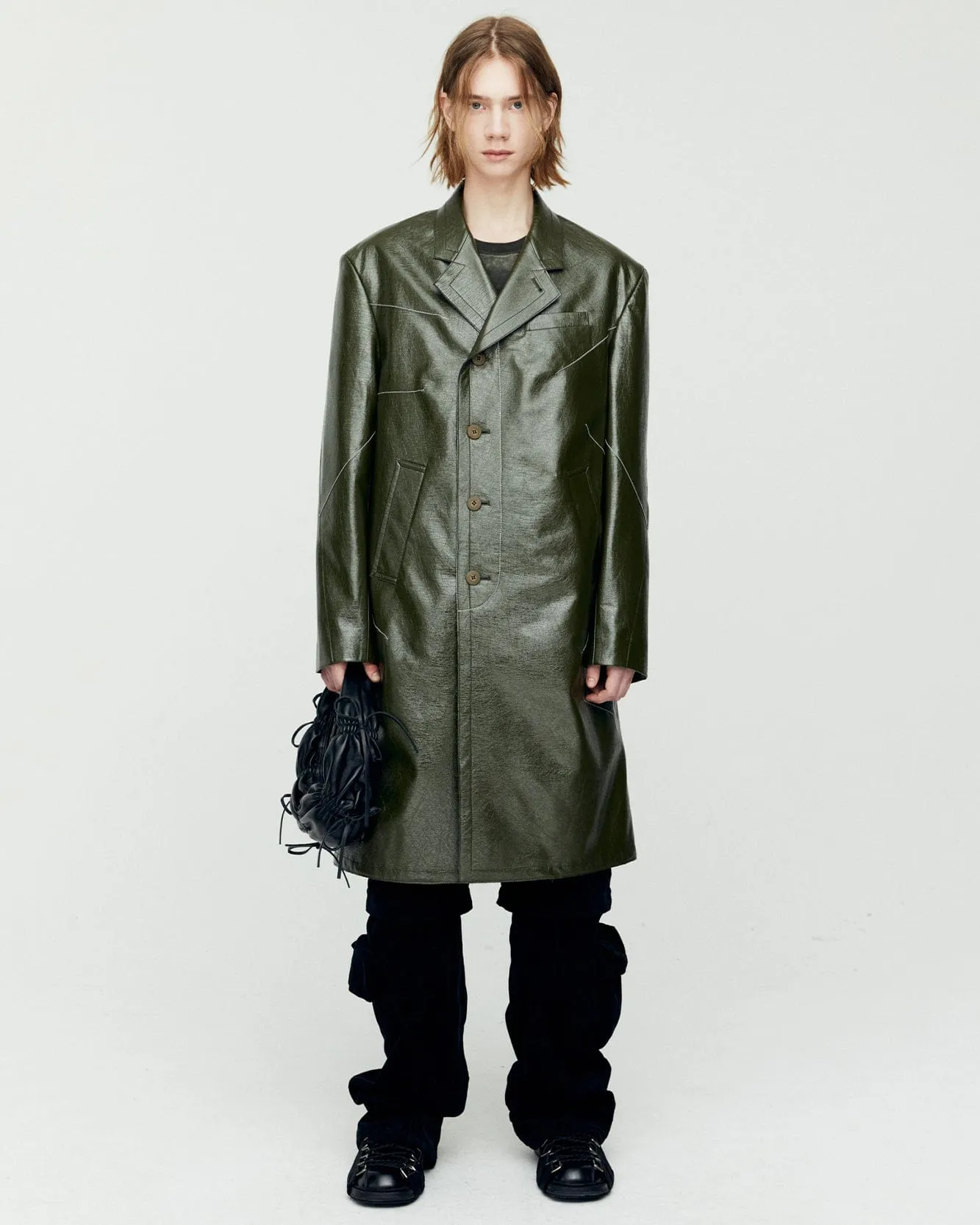 MAUER SINGLE COAT awa637m(KHAKI) sold by Andersson Bell