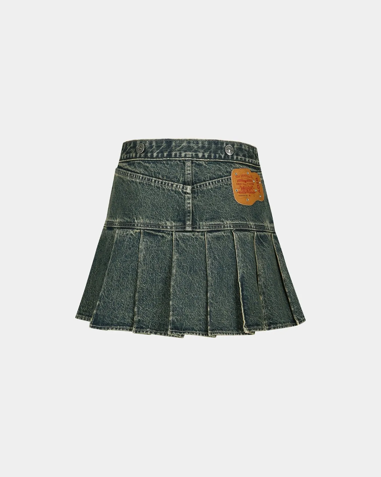 LEVIS X ADSB PLEATED SKIRT apa778w(TINTED INDIGO) sold by Andersson Bell product image thumbnail 4