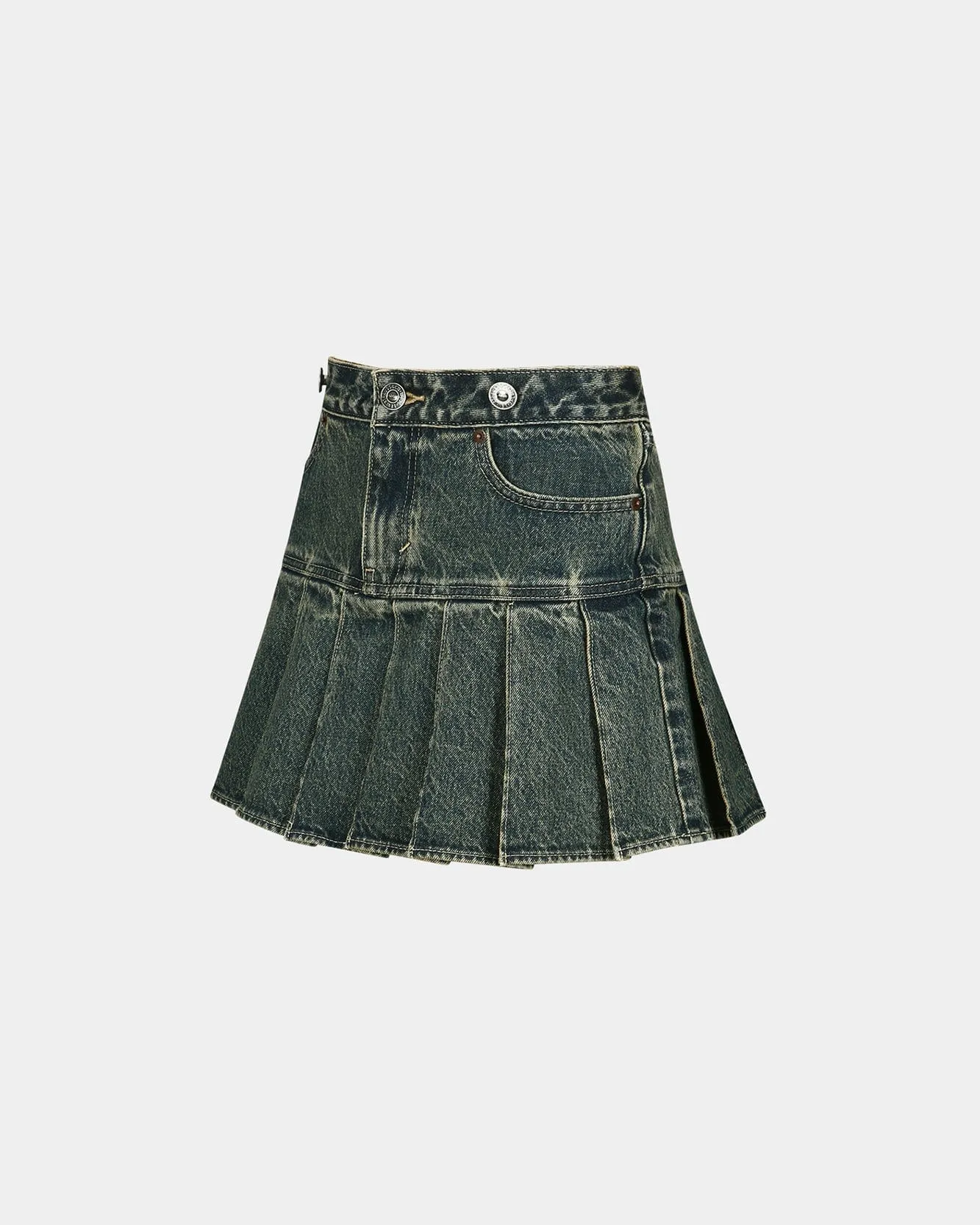 LEVIS X ADSB PLEATED SKIRT apa778w(TINTED INDIGO) sold by Andersson Bell product image thumbnail 3