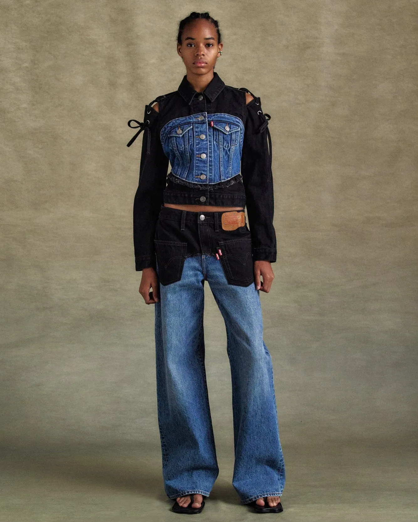 LEVIS X ADSB BAGGY JEAN apa780u(INDIGO/BLACK) sold by Andersson Bell product image thumbnail 4