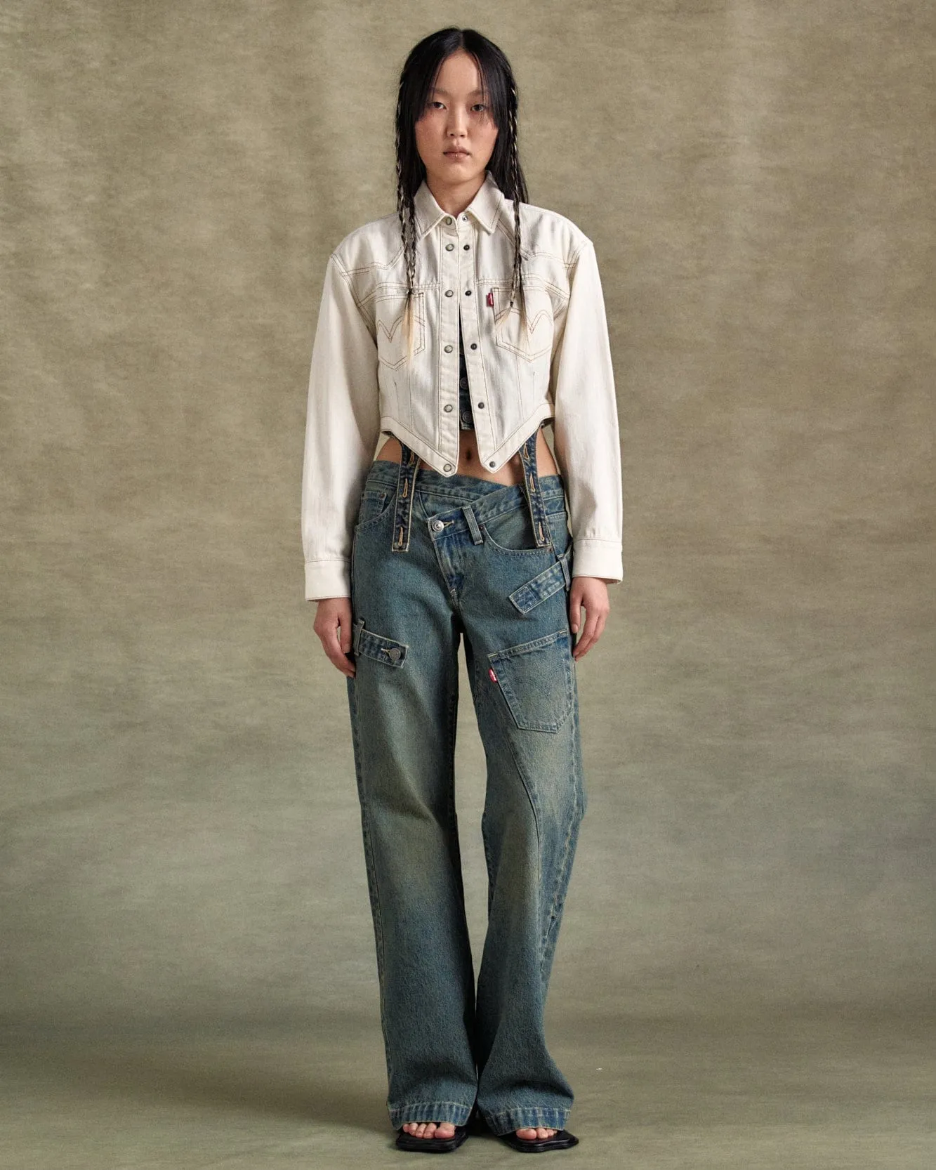 LEVIS X ADSB OVERLAY JEAN apa779u(TINTED INDIGO) sold by Andersson Bell product image thumbnail 5