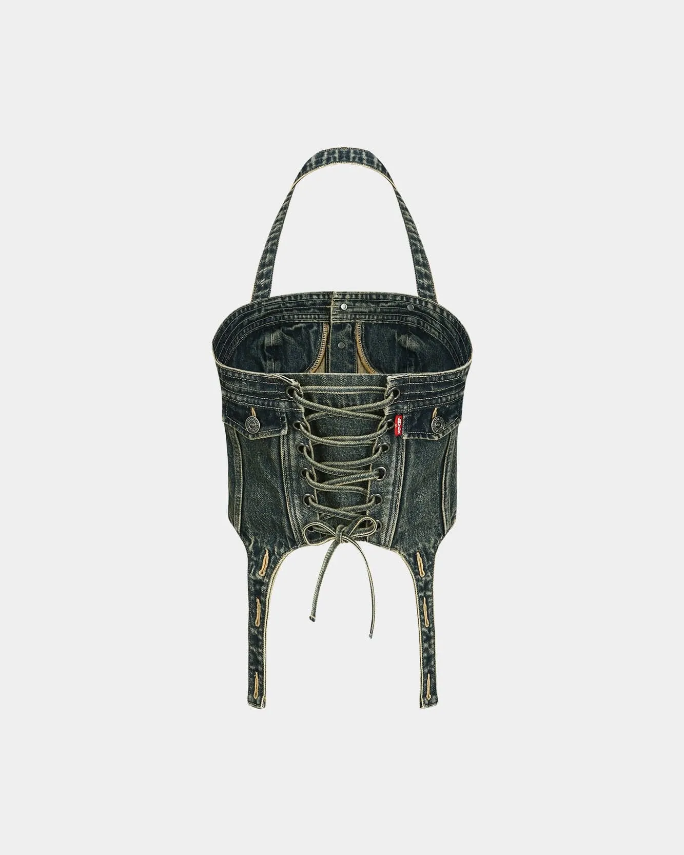 LEVIS X ADSB DENIM CORSET atb1219w(TINTED INDIGO) sold by Andersson Bell product image thumbnail 4