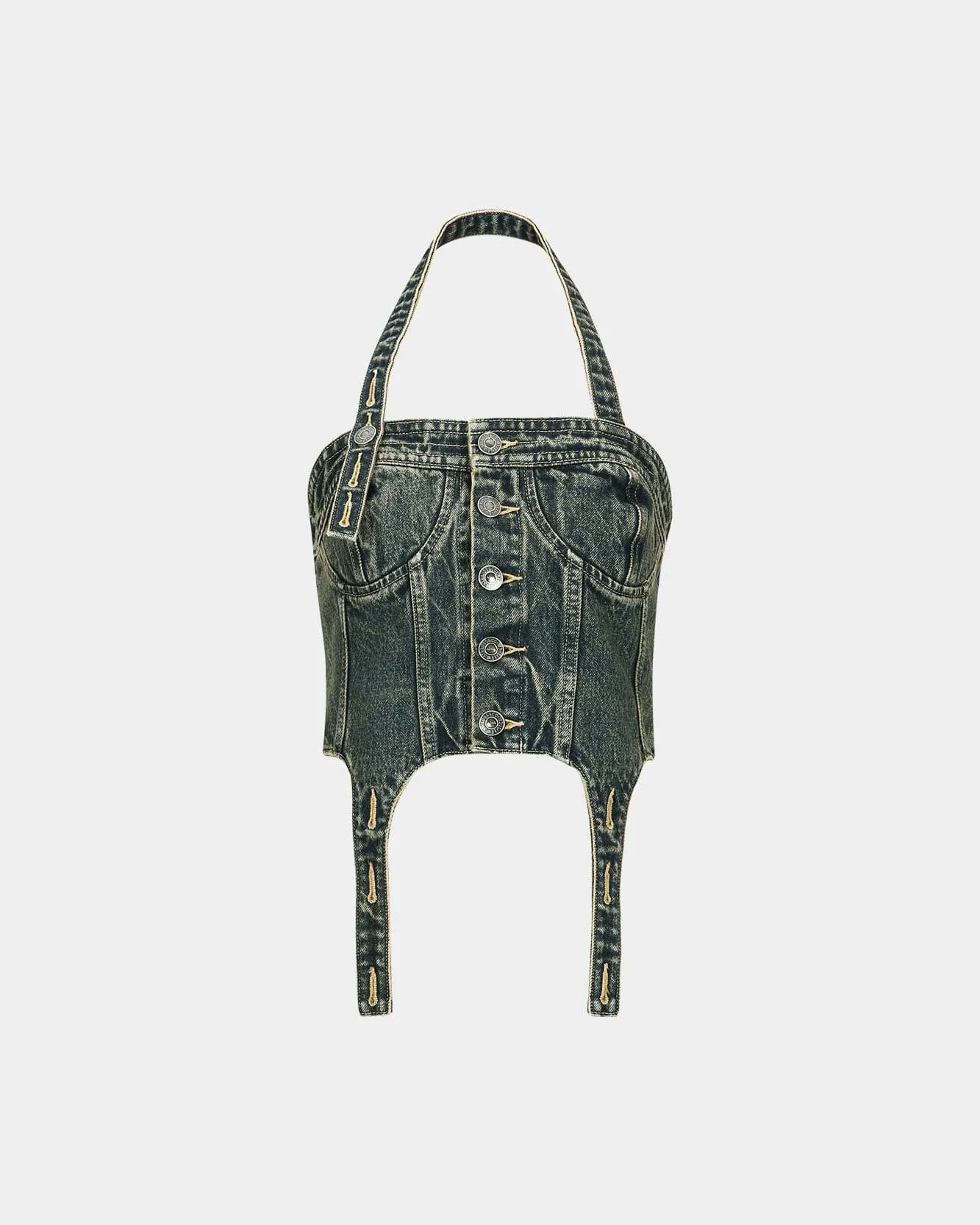 LEVIS X ADSB DENIM CORSET atb1219w(TINTED INDIGO) sold by Andersson Bell product image thumbnail 2