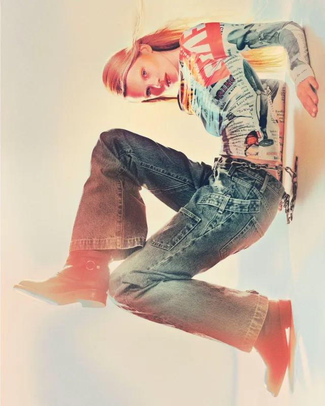 LEVIS X ADSB SECOND SKIN TOP atb1220w(COLLAGE PRINT) sold by Andersson Bell