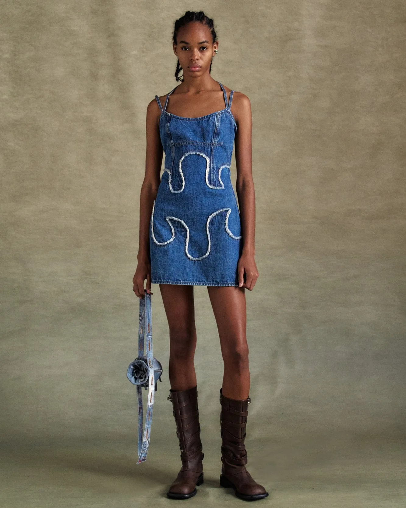 LEVIS X ADSB MINI DRESS atb1218w(INDIGO) sold by Andersson Bell product image thumbnail 5