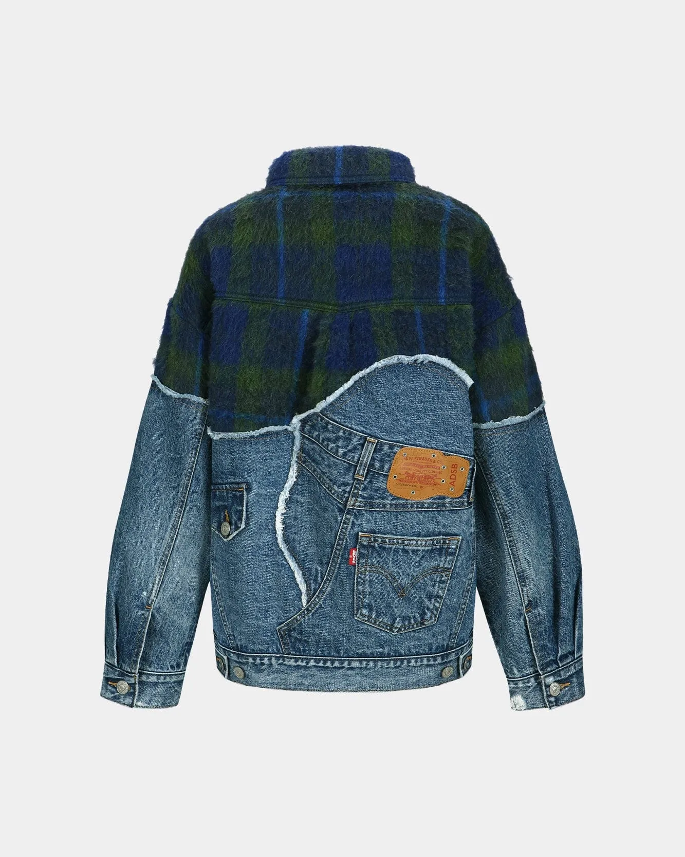 LEVIS X ADSB SPLICED TRUCKER awa670u(INDIGO/GREEN) sold by Andersson Bell product image thumbnail 4