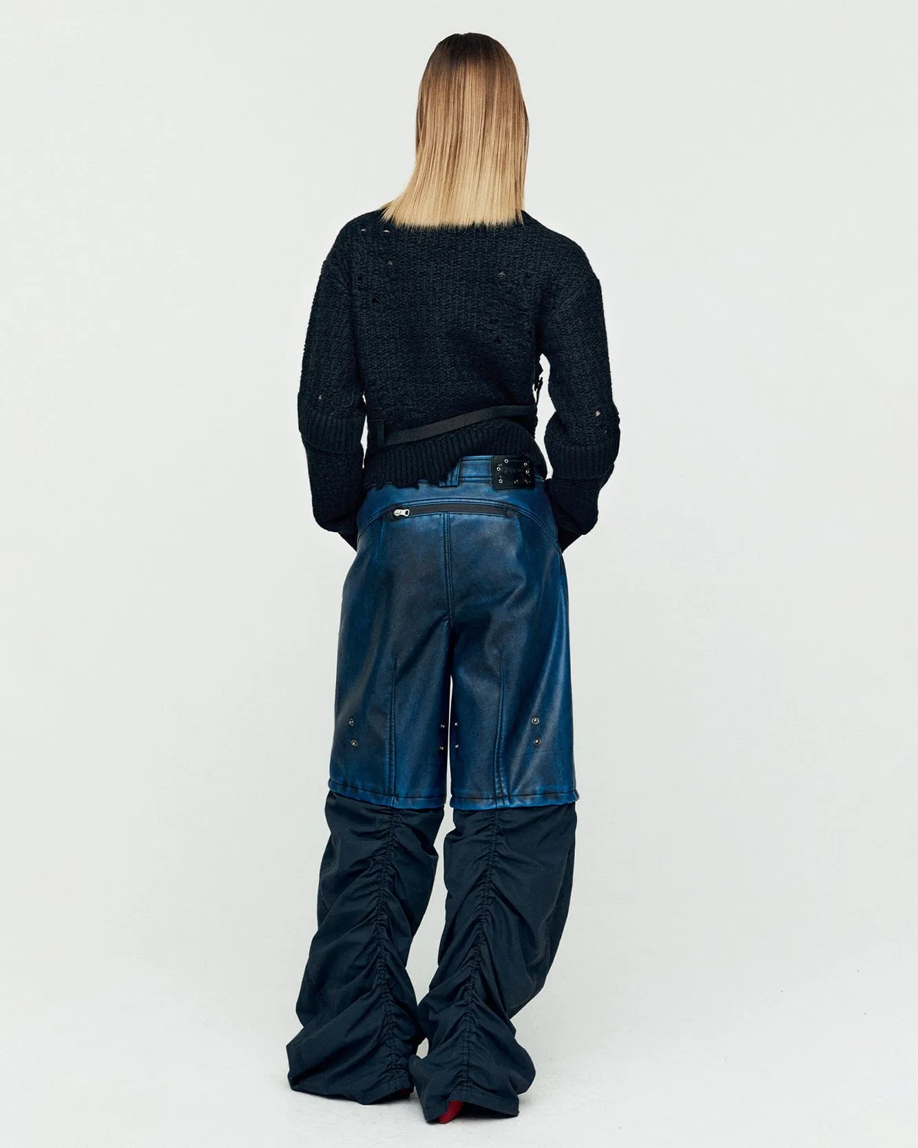 NORA STRAP KNIT PULLOVER atb1196w(BLACK) sold by Andersson Bell product image thumbnail 5