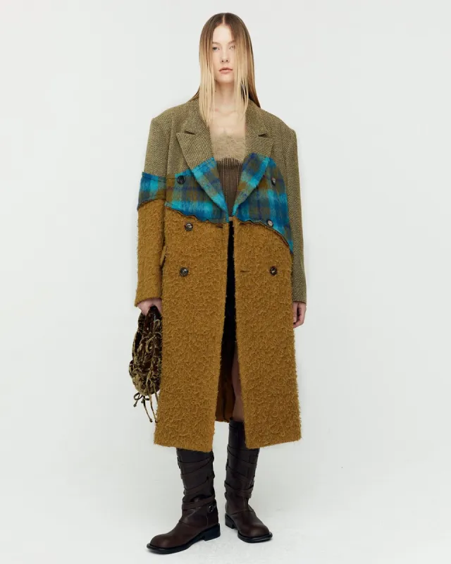 PANNI CUSTOM-LIKE COAT awa657w(YELLOW) sold by Andersson Bell