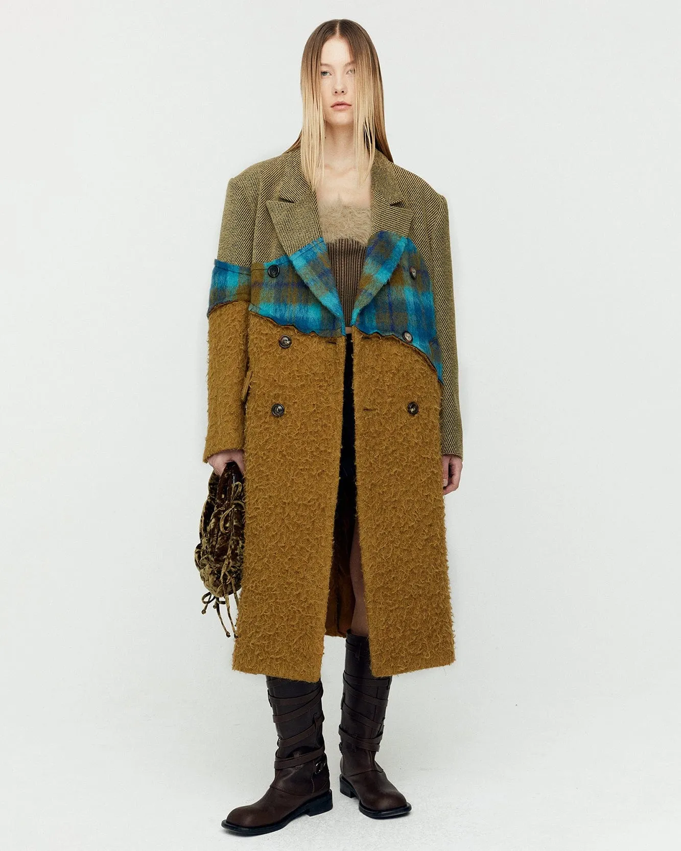 PANNI CUSTOM-LIKE COAT awa657w(YELLOW) sold by Andersson Bell