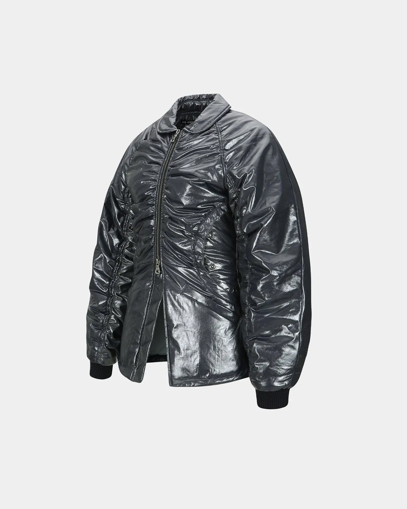 LUNA BACK-CORSET BOMBER JACKET awa655w(NAVY) sold by Andersson Bell product image thumbnail 3