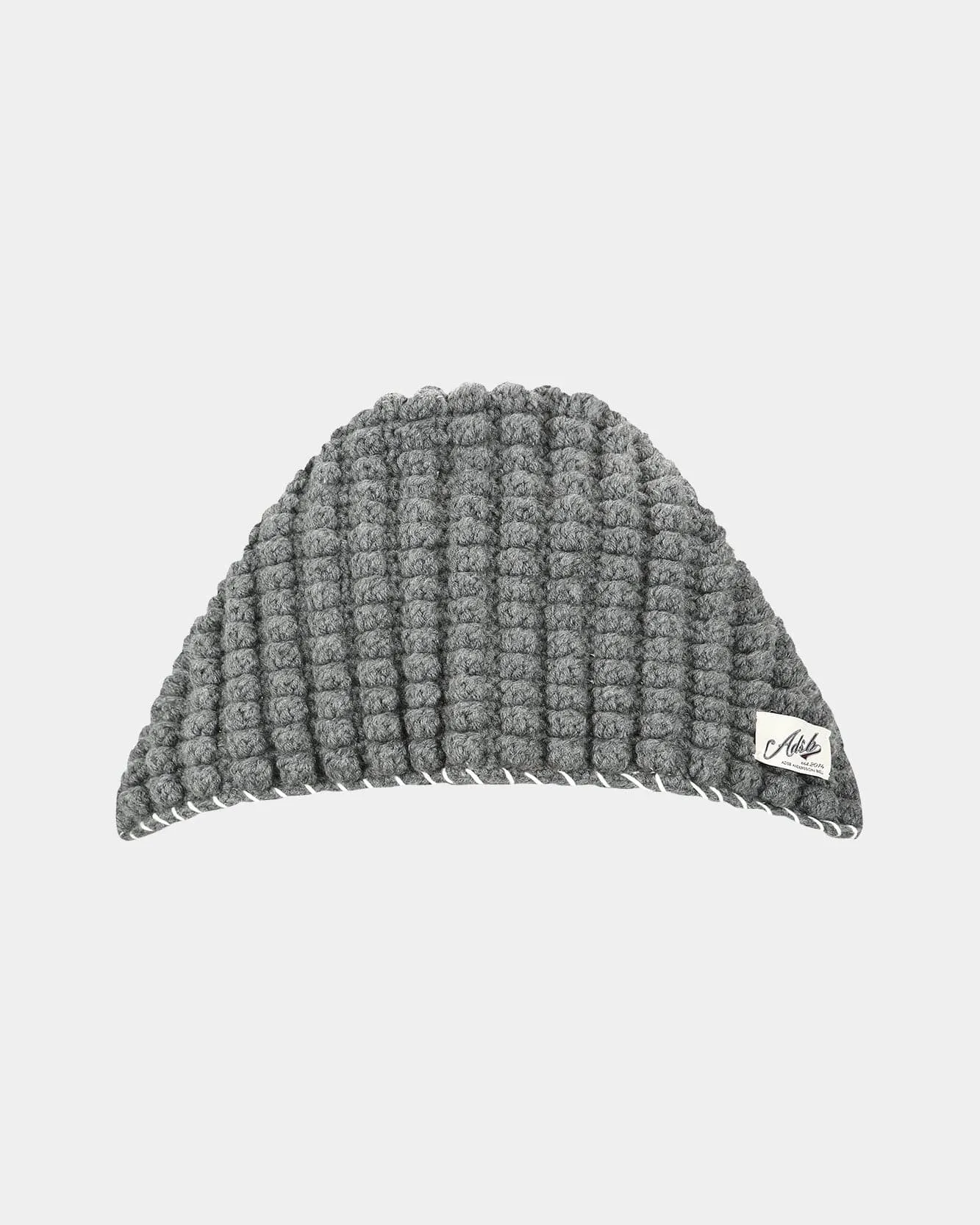 CHUNKY WOOL-BLEND HAND KNITTED SCARF aaa428u(GREY) sold by Andersson Bell product image thumbnail 4