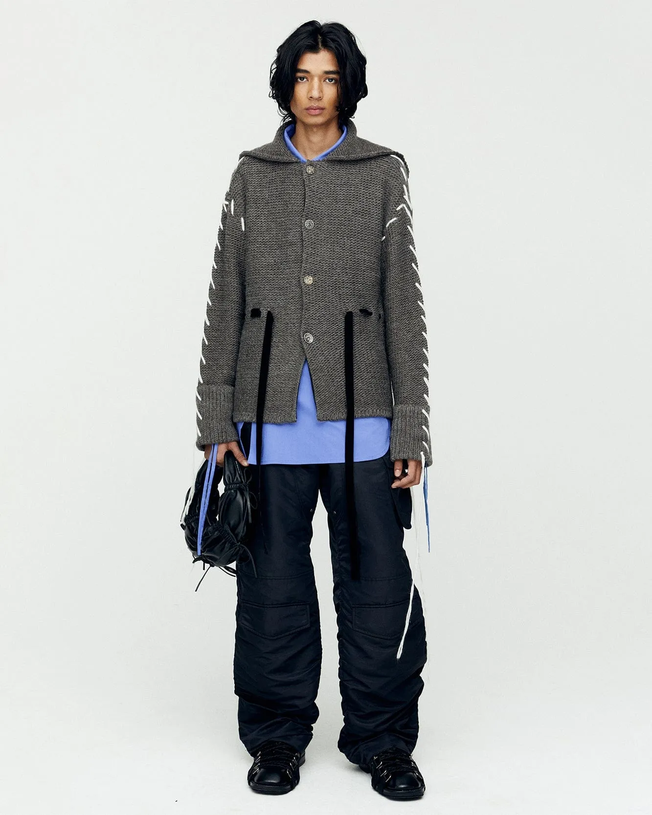 REVERSIBLE PADDED CARGO PANTS apa730m(BLACK) sold by Andersson Bell