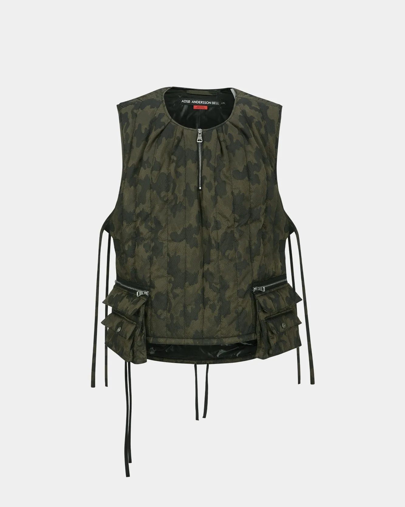 CAMOUFLAGE PADDED TURTLE VEST awa643m(GREEN) sold by Andersson Bell product image thumbnail 2