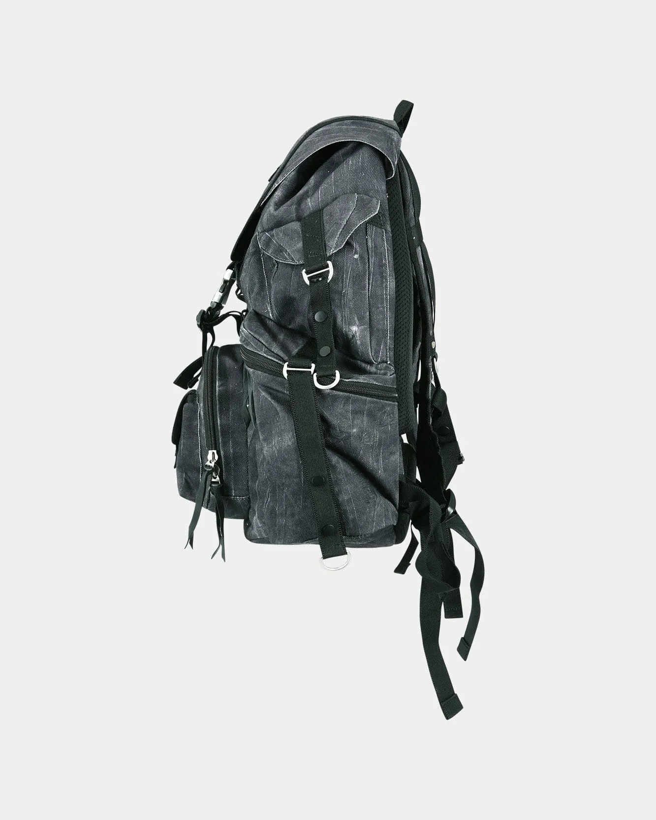 UNISEX DENIM BERLIN BACKPACK aaa442u(BLACK DENIM) sold by Andersson Bell product image thumbnail 3