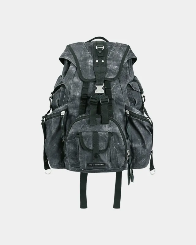 UNISEX DENIM BERLIN BACKPACK aaa442u(BLACK DENIM) made by Andersson Bell