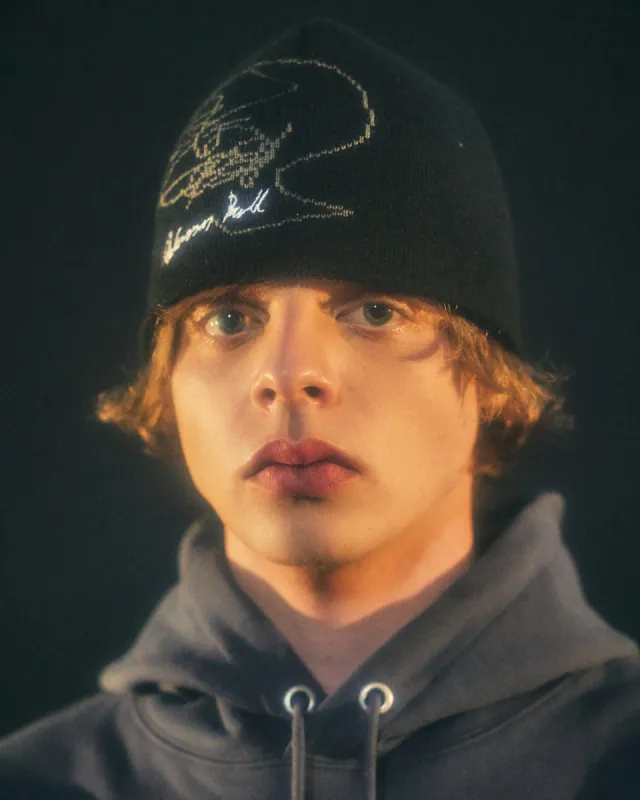 UNISEX ANDERSSON EMBROIDERY JACQUARD BEANIE aaa316u(BLACK) made by Andersson Bell