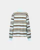 HAIR BRAID STRIPE COLLAR T-SHIRT atb1264w(BLUE) sold by Andersson Bell