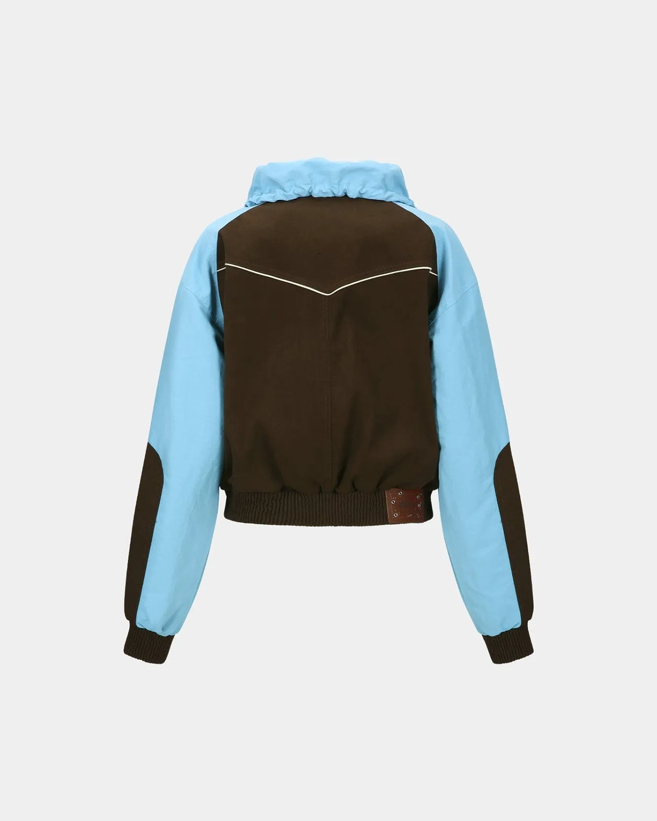 SADIE COLOR BLOCK BOMBER JACKET awa685w(SKY BLUE) sold by Andersson Bell product image thumbnail 4