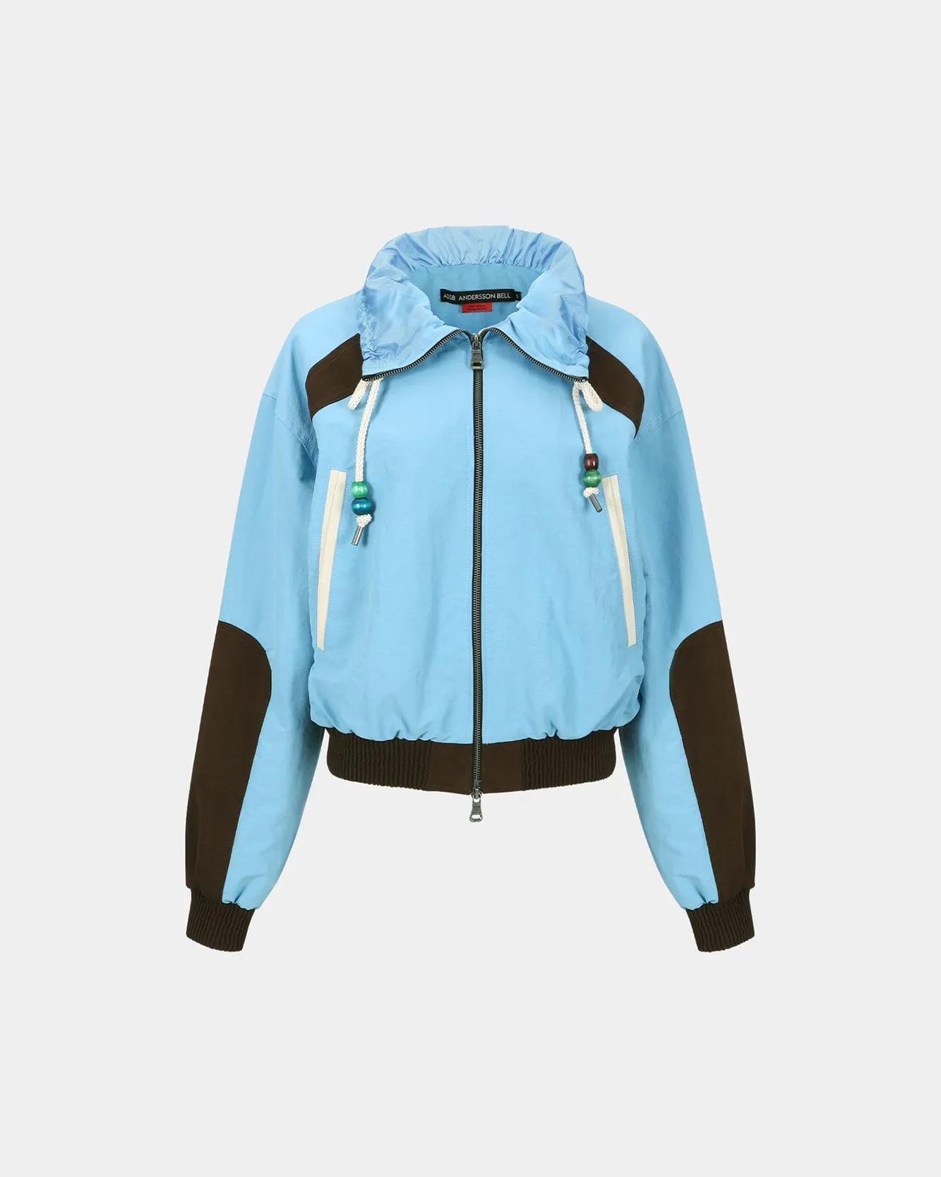 SADIE COLOR BLOCK BOMBER JACKET awa685w(SKY BLUE) sold by Andersson Bell product image thumbnail 2