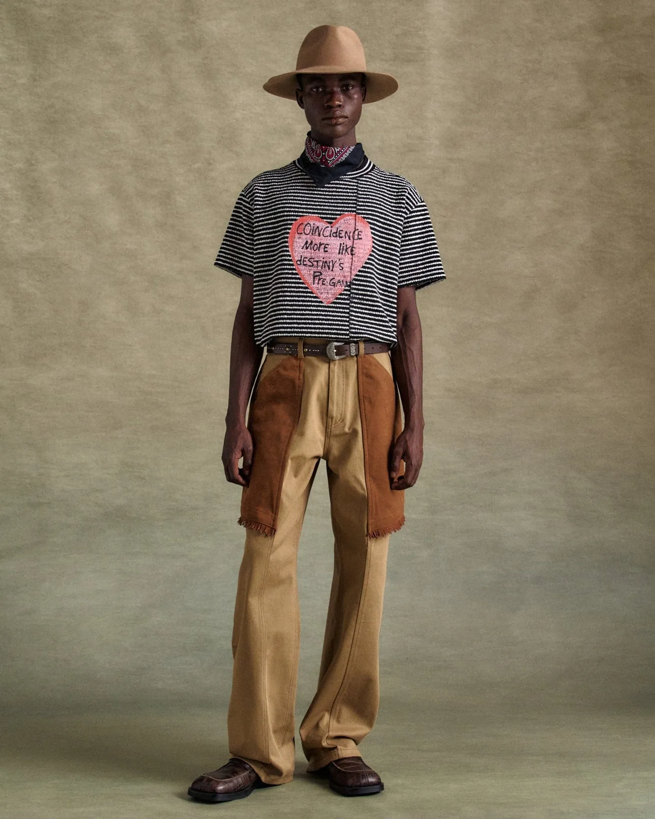 COWBOY WRAP JEANS apa784m(BEIGE) sold by Andersson Bell