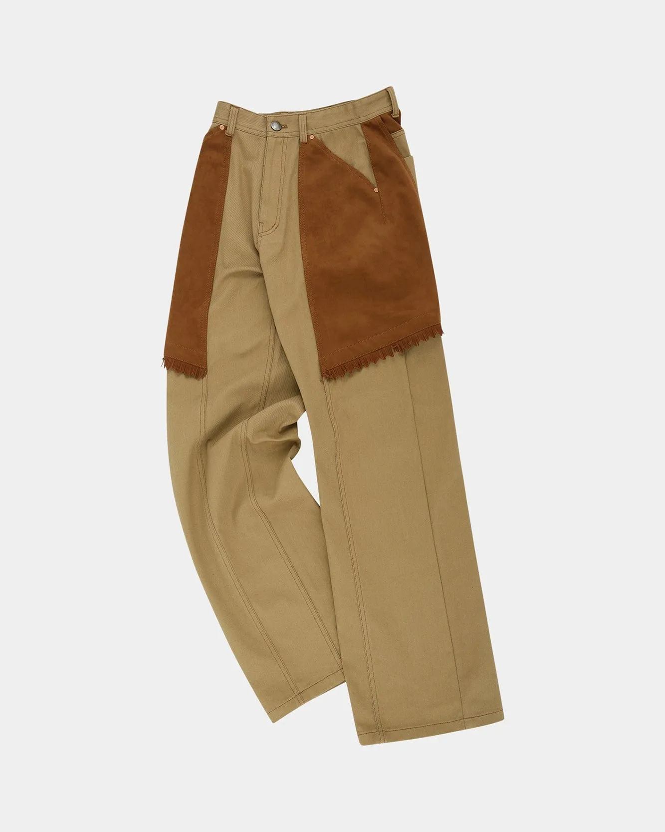 COWBOY WRAP JEANS apa784m(BEIGE) sold by Andersson Bell product image thumbnail 2