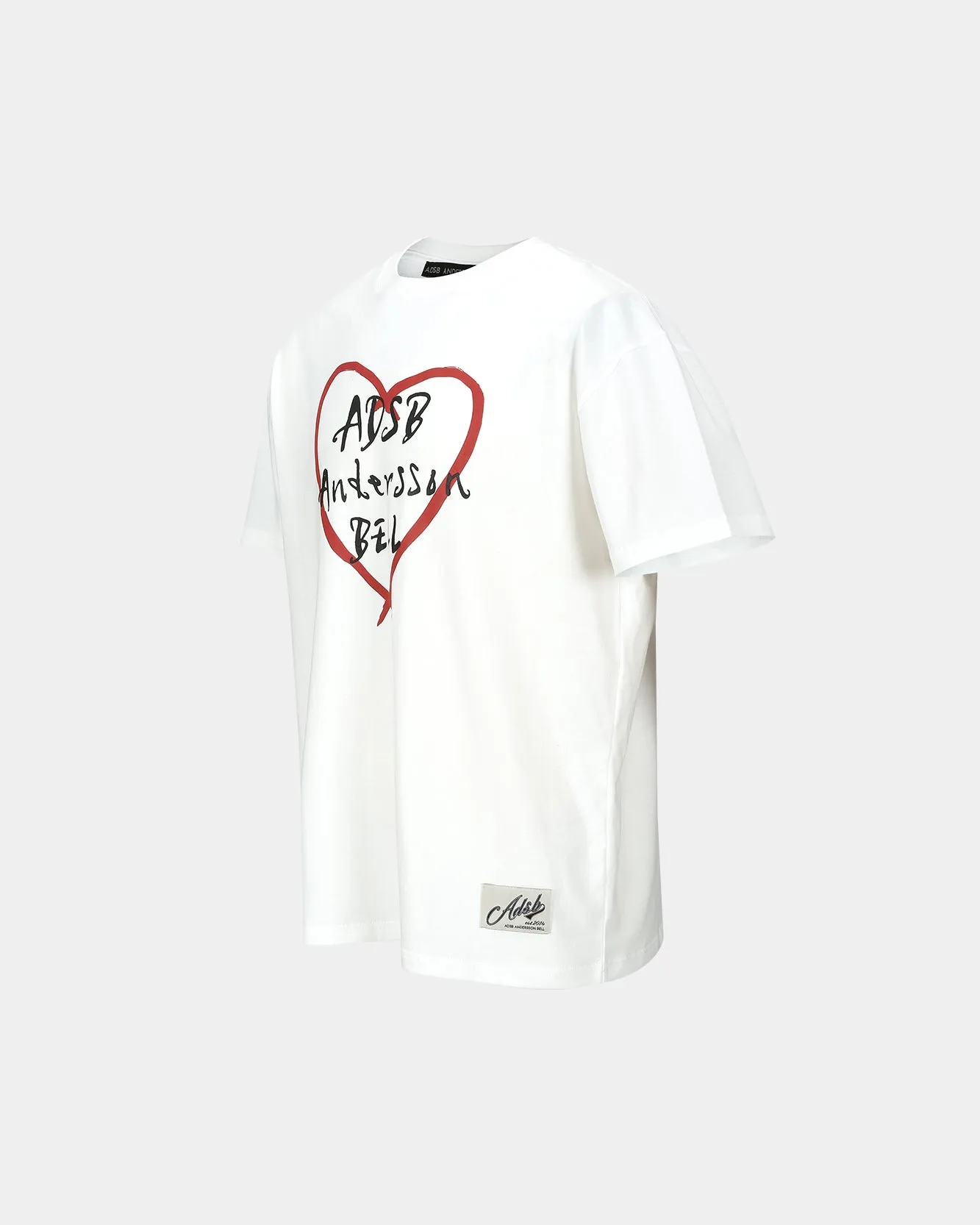 UNISEX HEART KELLY LOGO T-SHIRTS atb1290u(WHITE) sold by Andersson Bell product image thumbnail 3
