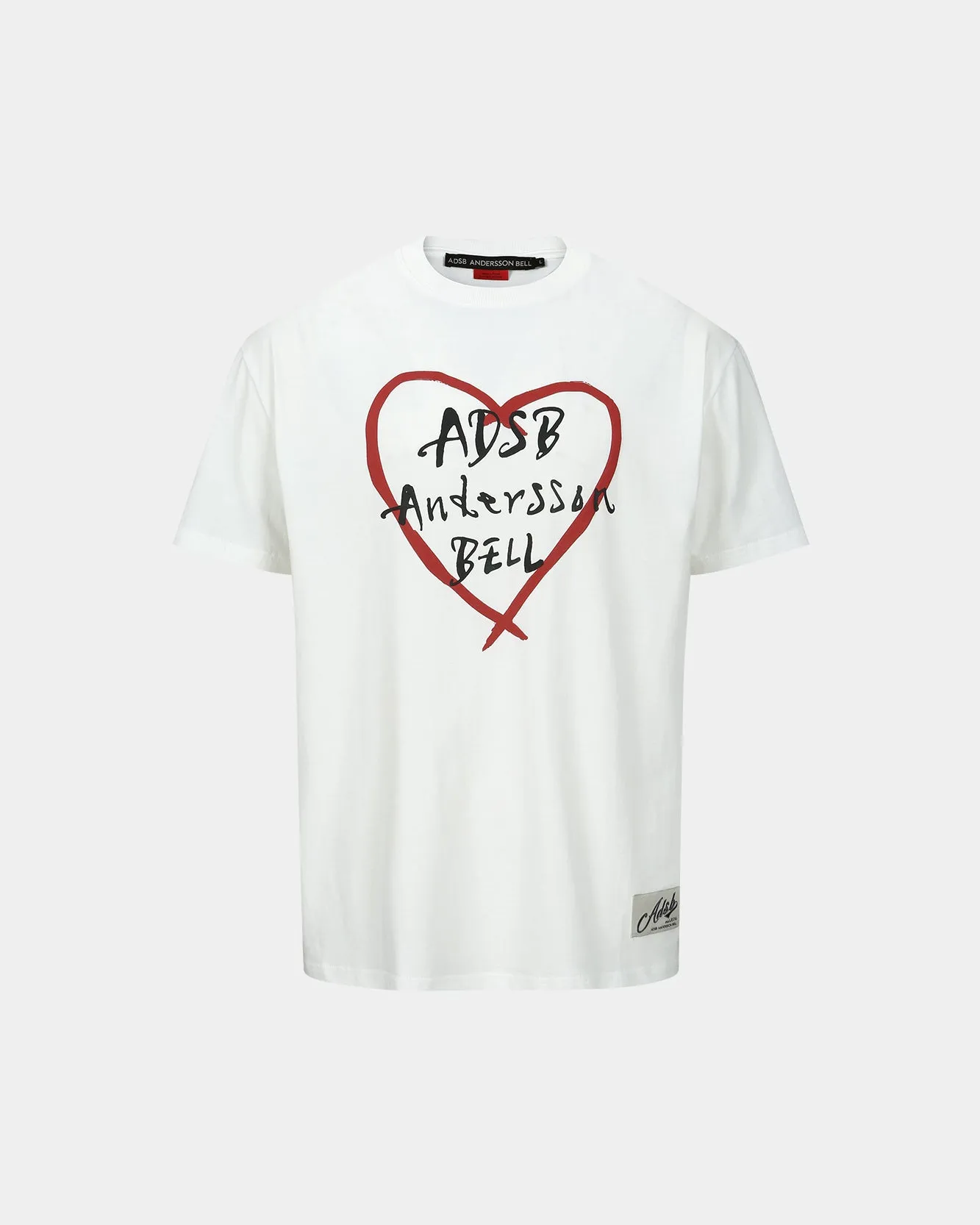 UNISEX HEART KELLY LOGO T-SHIRTS atb1290u(WHITE) sold by Andersson Bell product image thumbnail 2